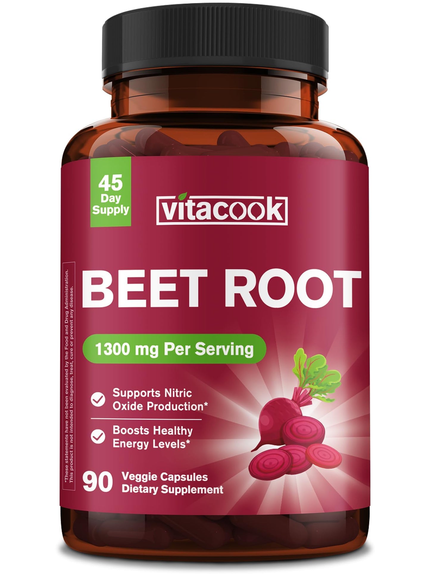 Vitacook Beet Root Capsules 90 Count
