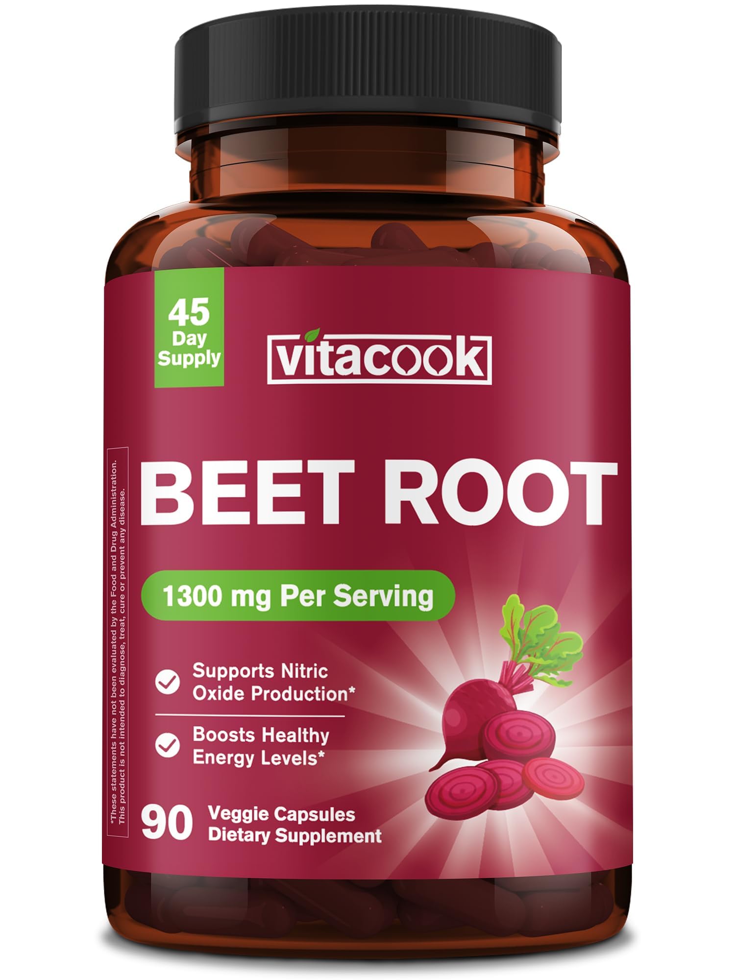 Vitacook Beet Root Capsules 90 Count