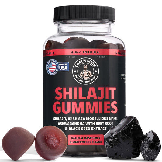 Coach Soak Shilajit Gummies, 60 Count