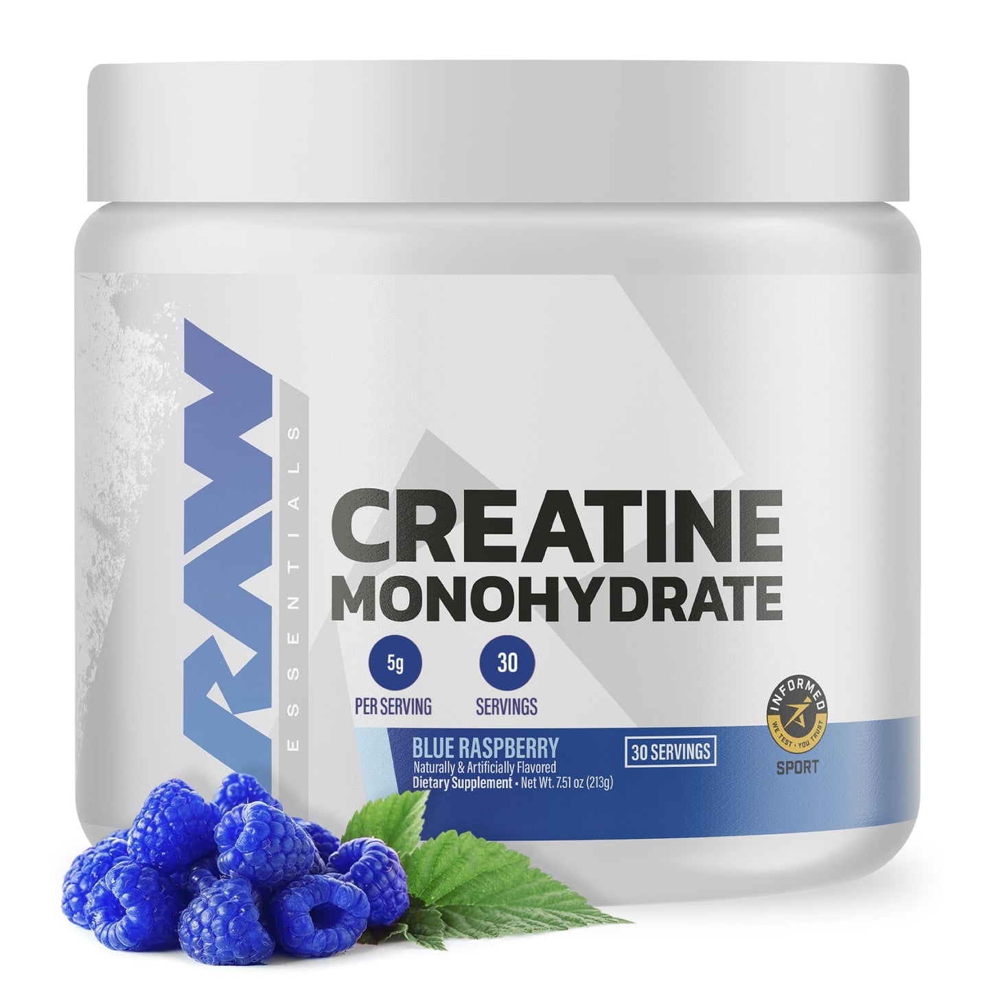 RAW Creatine Monohydrate Powder 12.52 oz