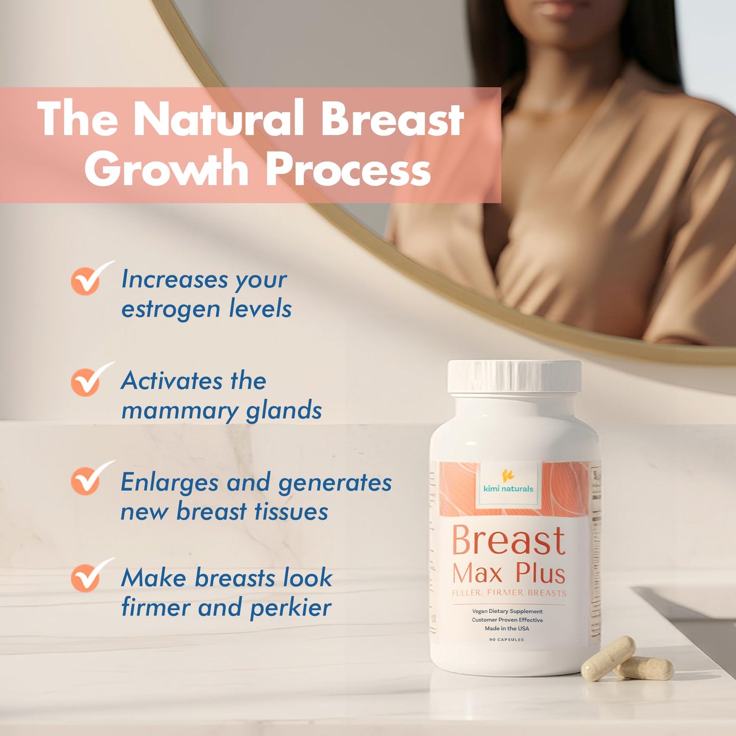 KIMI Breast Max Plus Capsules 90 Count