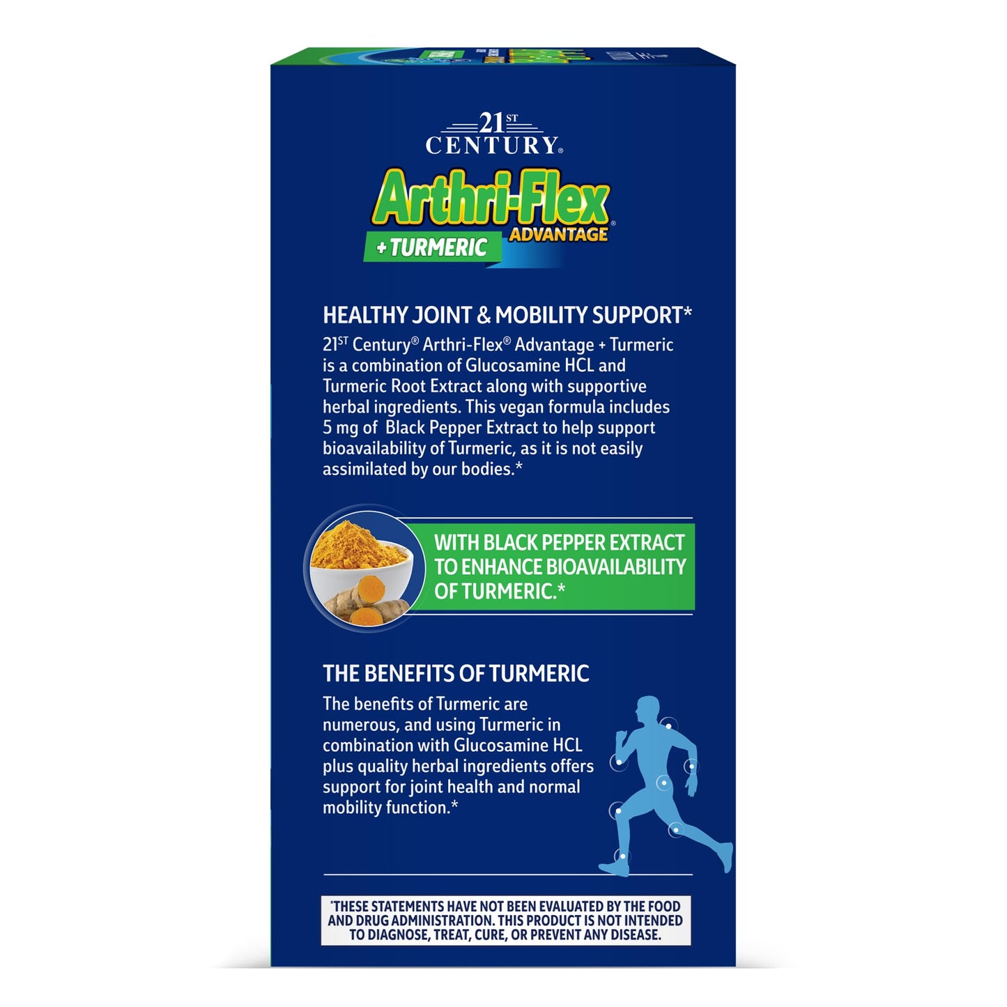 21st Century Arthri-Flex Advantage Plus Turmeric Vegetarian Capsules 90 Count