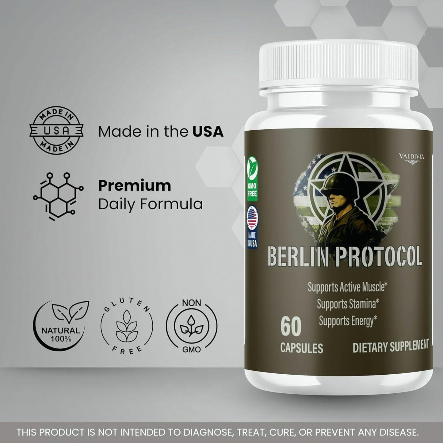 KYFLAG Berlin Protocol Dietary Supplement Capsules 60 Count