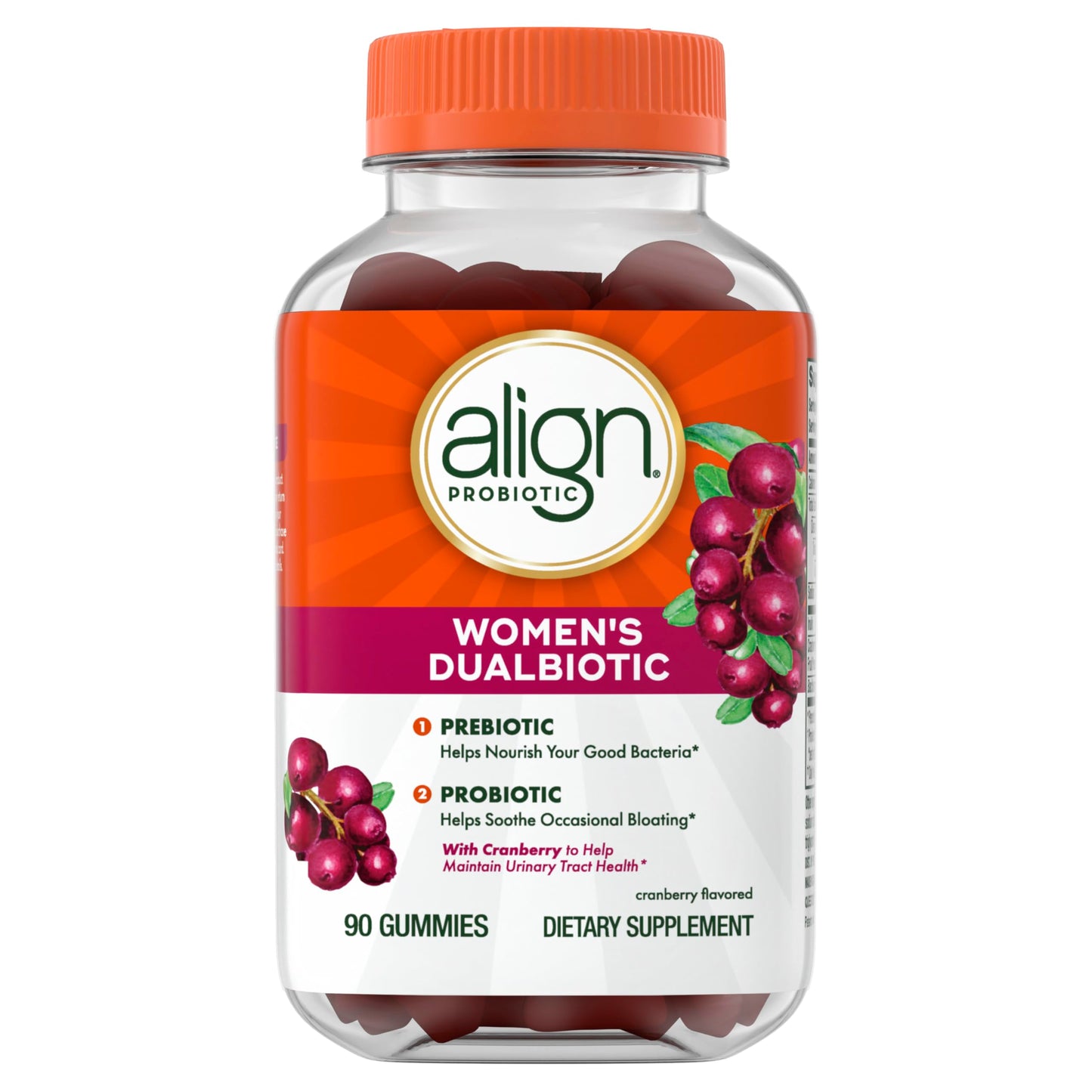 Align Probiotic Women's Dualbiotic Gummies 90 Count