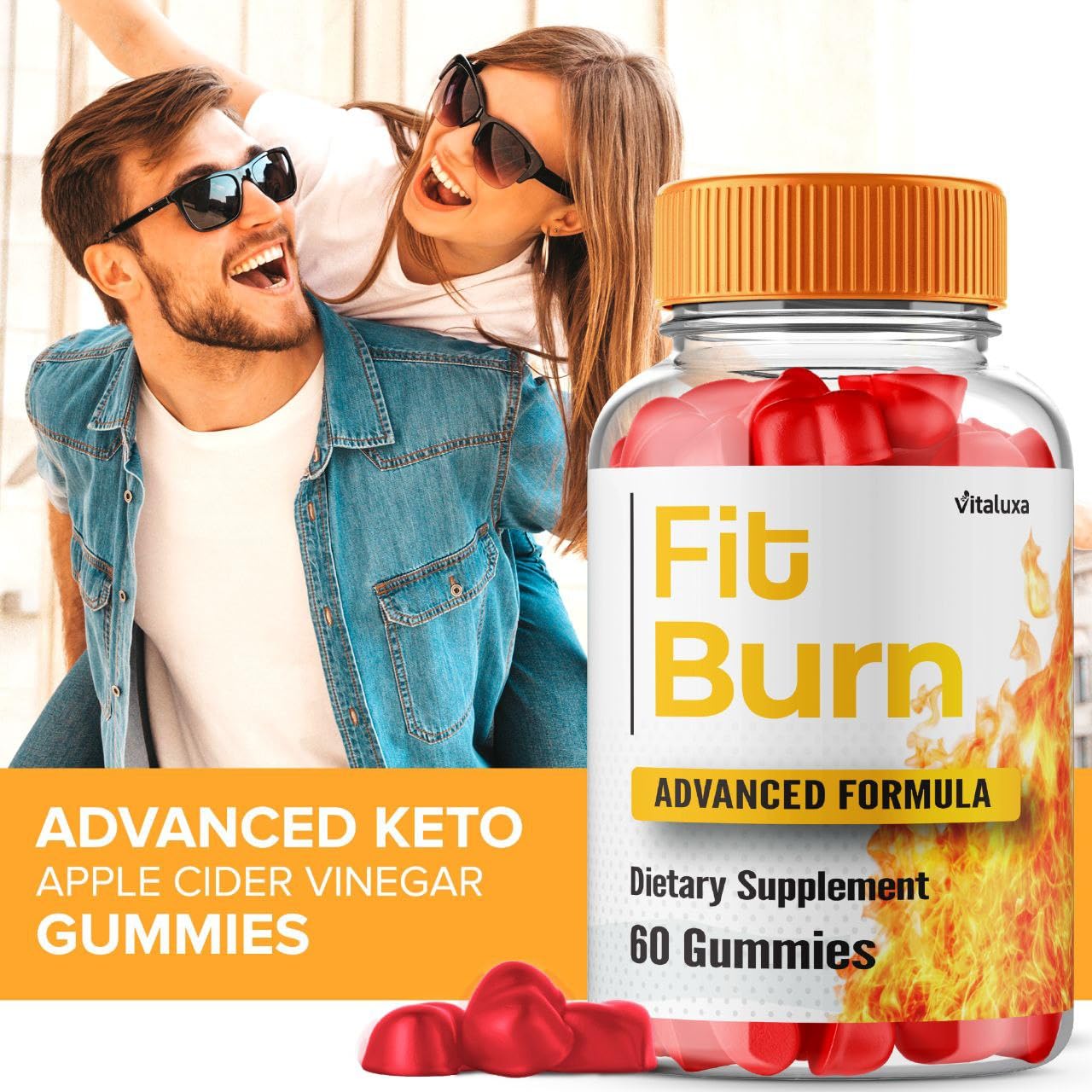 Vitaluxa Fit Burn Gummies 180 Count