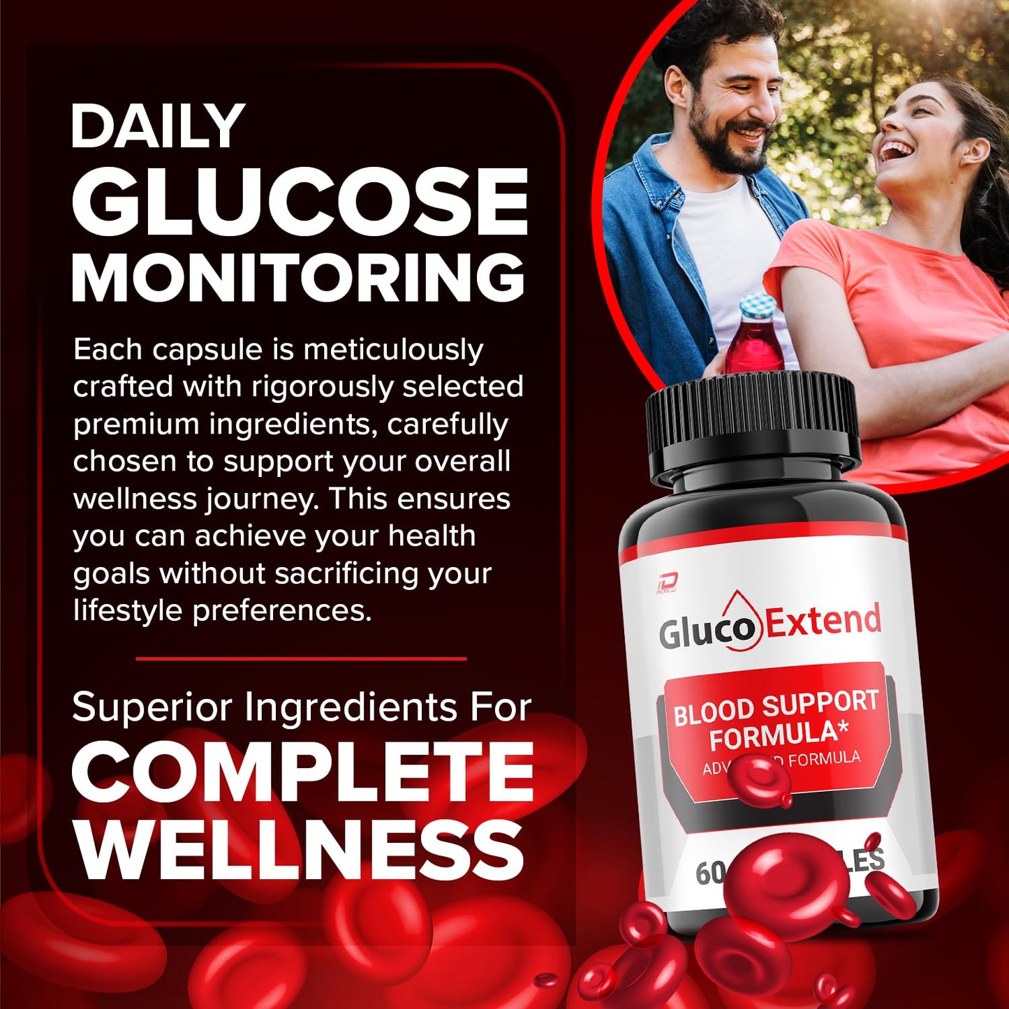Indelo Gluco Extend Capsules 300 Capsules