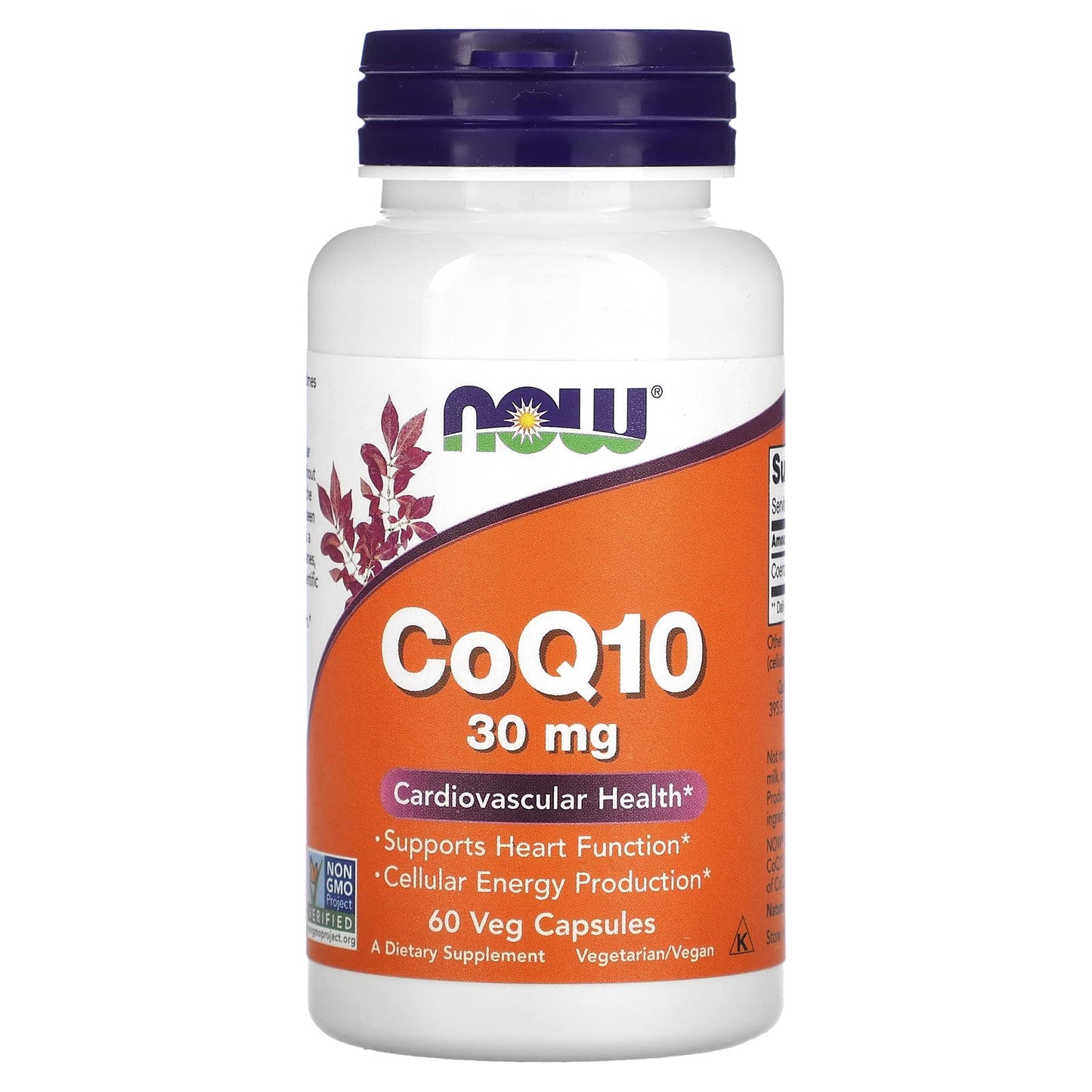 NOW Foods Co Q10 30mg Capsule, 60 Count