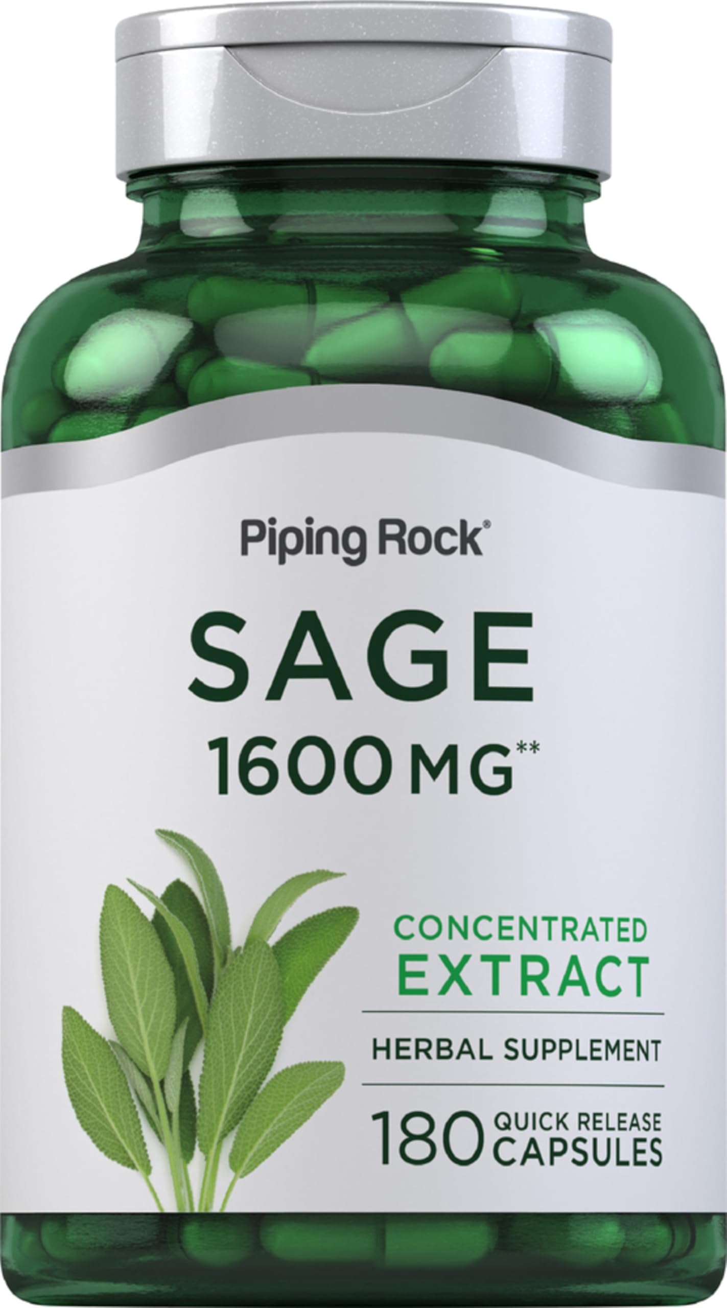 Piping Rock Sage Capsules 180