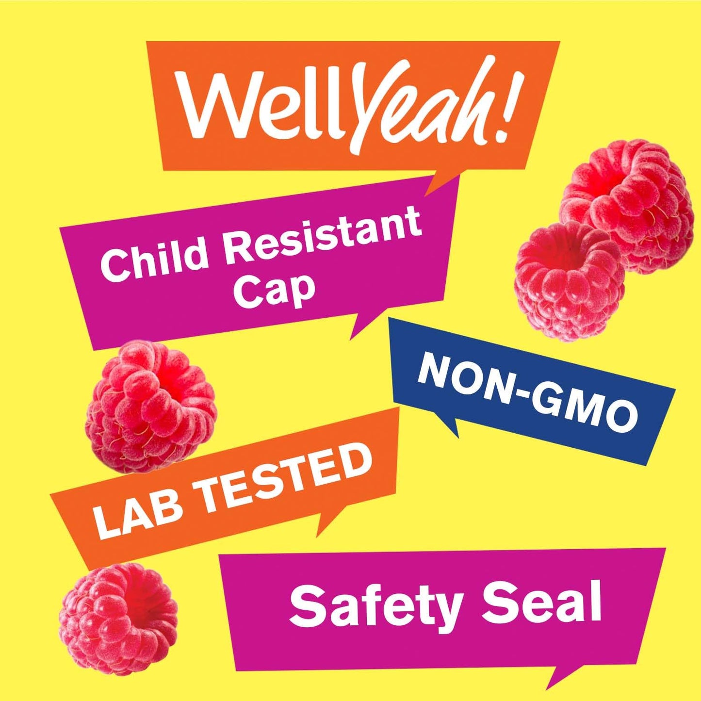 WellYeah Biotin 10,000 mcg Gummies, 60 Gummies