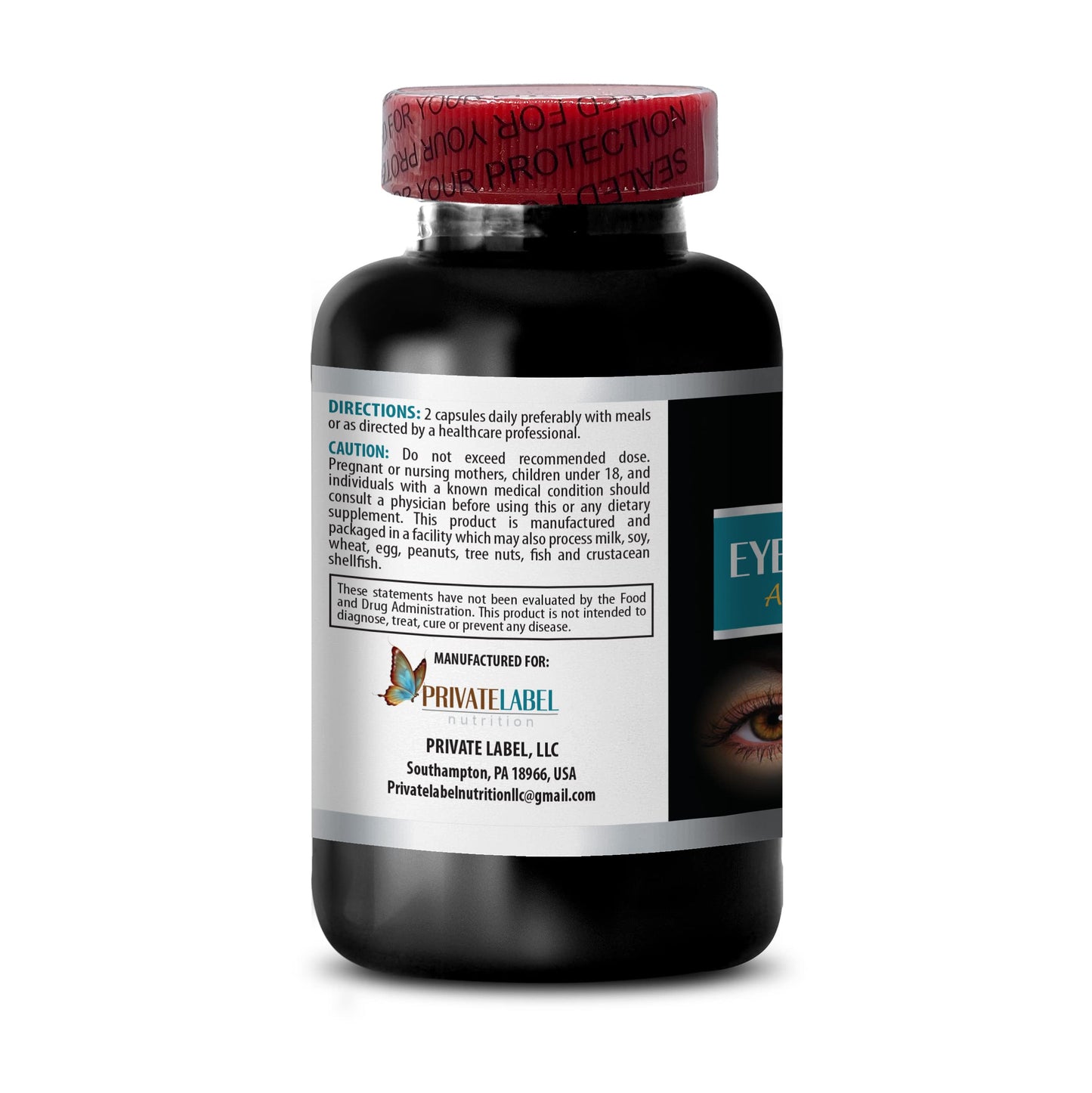 PRIVATE LABEL LLC Vision Vitamins with Lutein Eye Vision Guard 24 MG Advanced Complex 60 Capsules