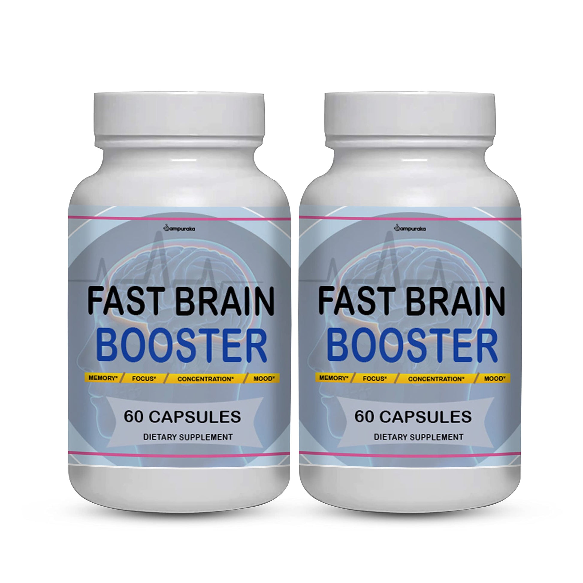 Sampuraka Fast Brain Booster New Advanced Formula 120 Capsules