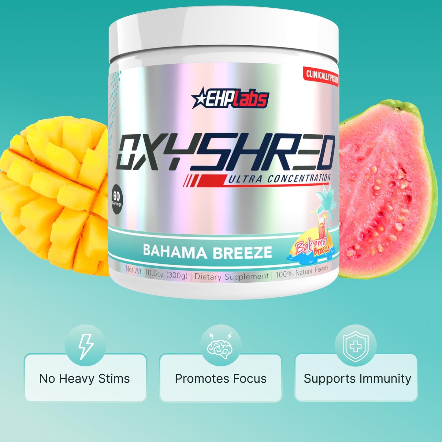 EHP Labs OxyShred Pre Workout Powder 10.6 Ounce