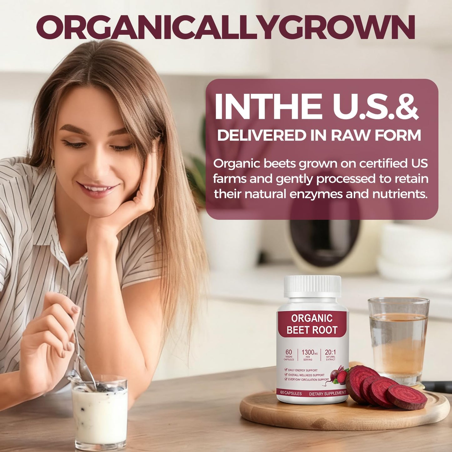 Yeonmi Beet Root Capsules, 60 Capsules
