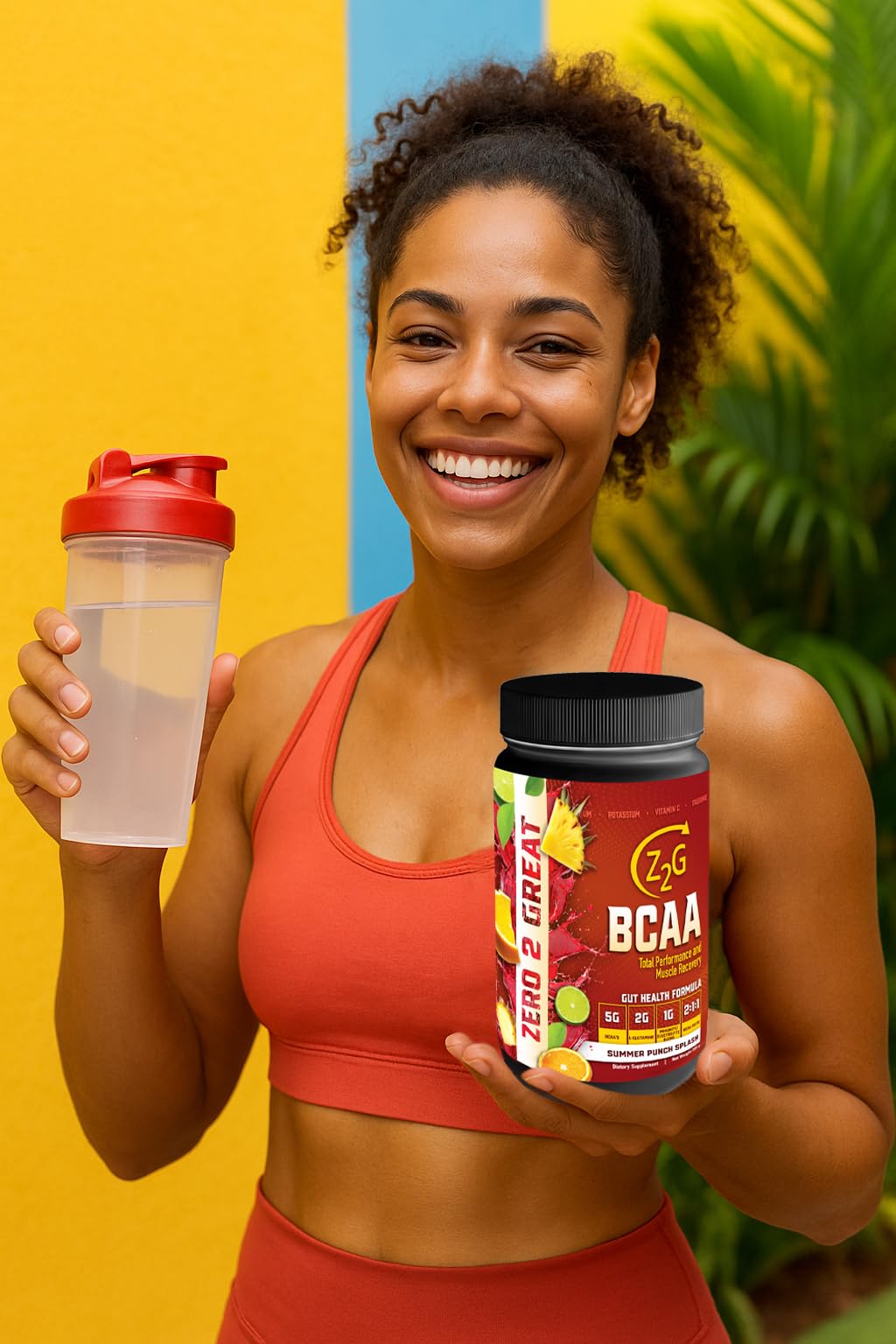 Z2G BCAA Powder – Summer Punch Splash, 10.23 Ounce
