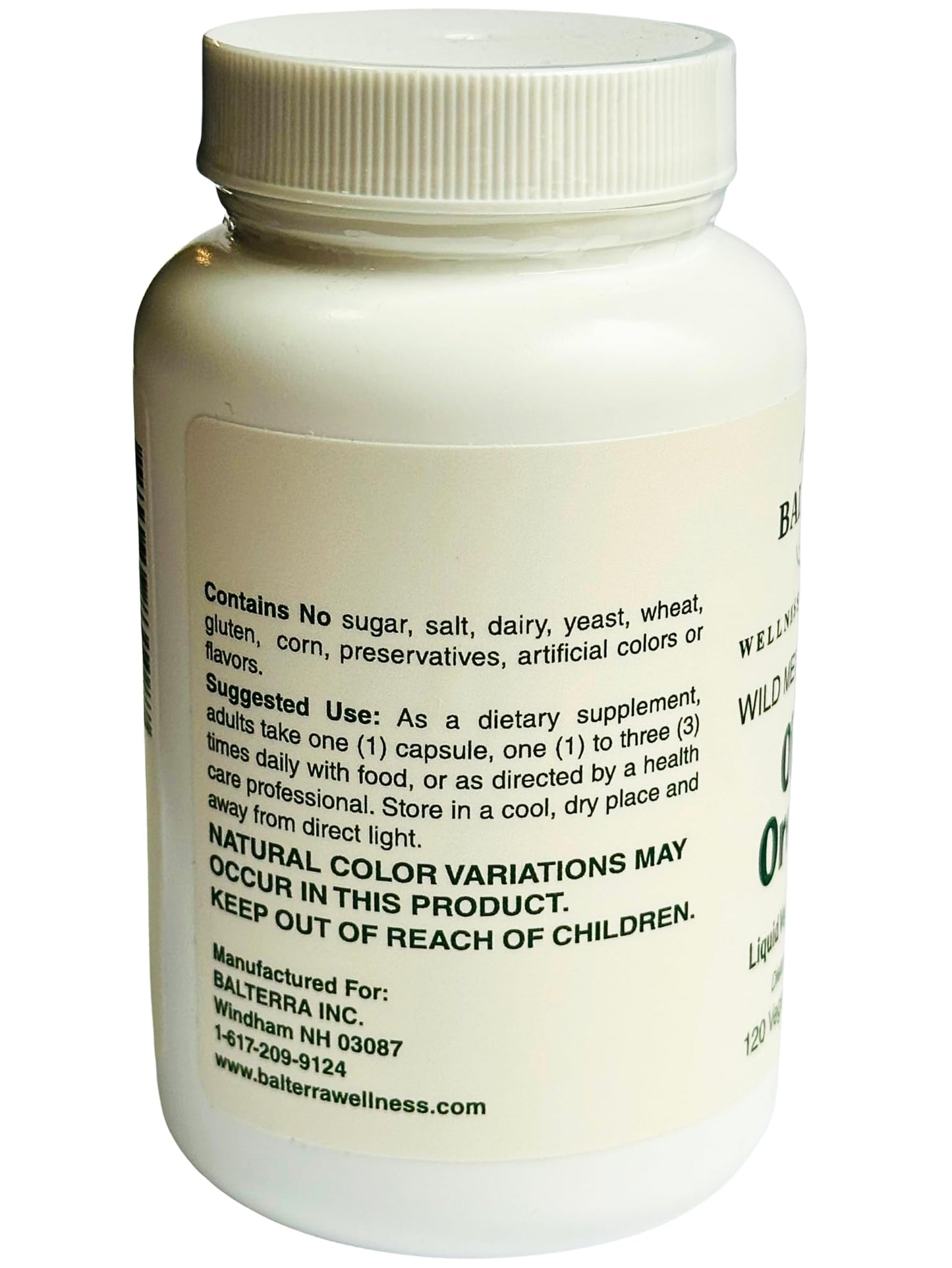 Wellness Made Clear Oil of Oregano Softgels 120 Count