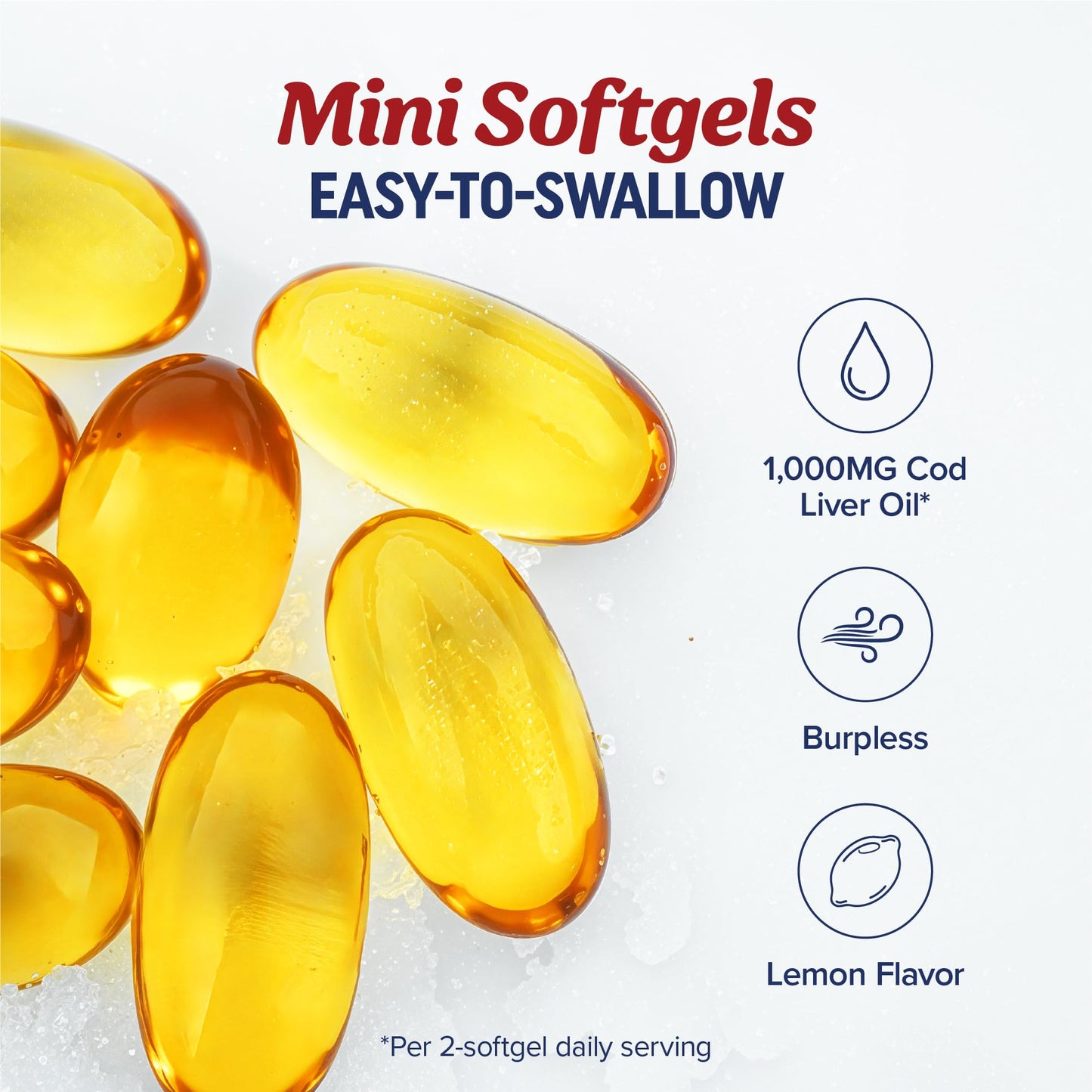MAV NUTRITION Cod Liver Oil Softgels 60 Count