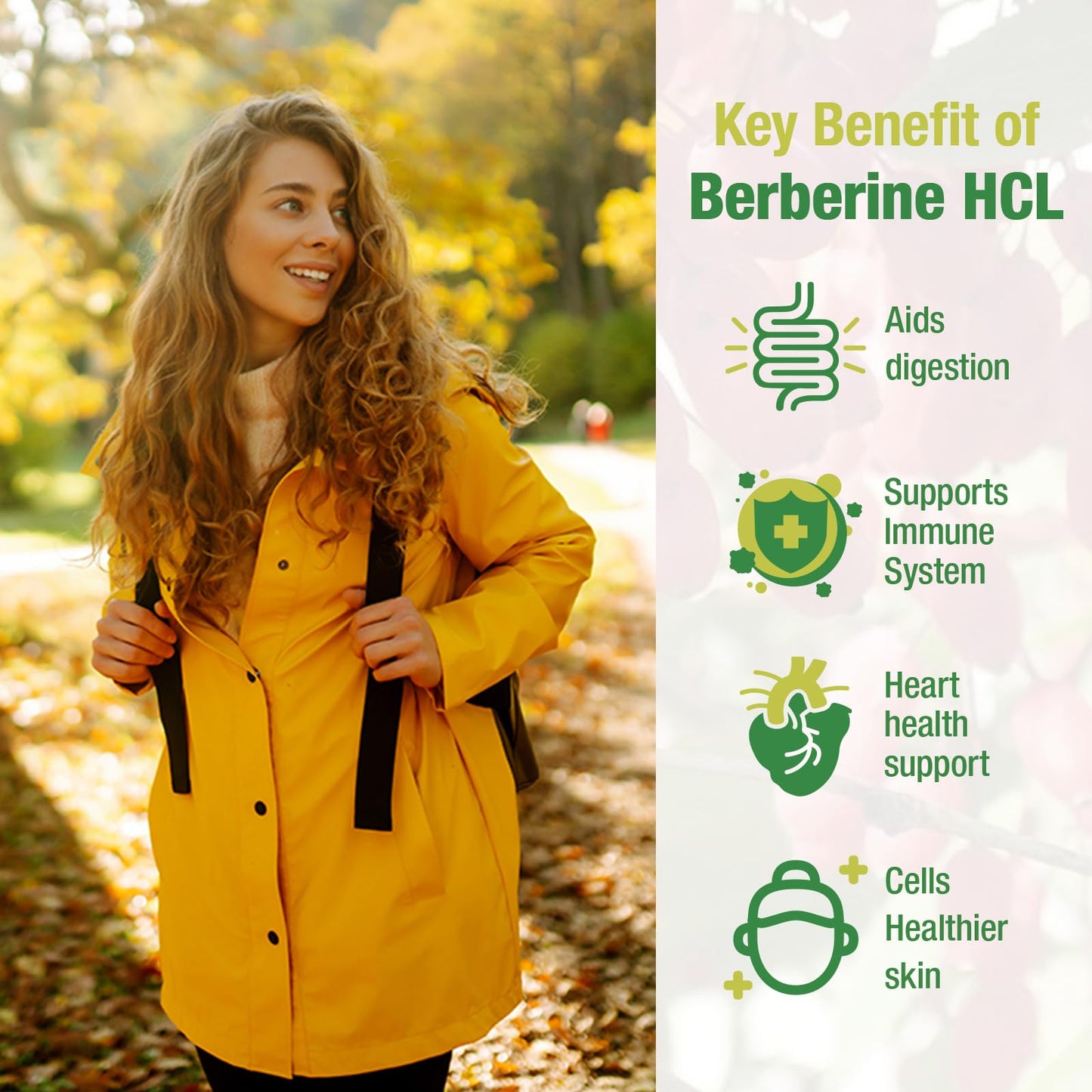 CHANUBITO Berberine Capsule 1500mg HCl 97% Purity with Pure Ceylon Cinnamon, Non-GMO, 90 Count
