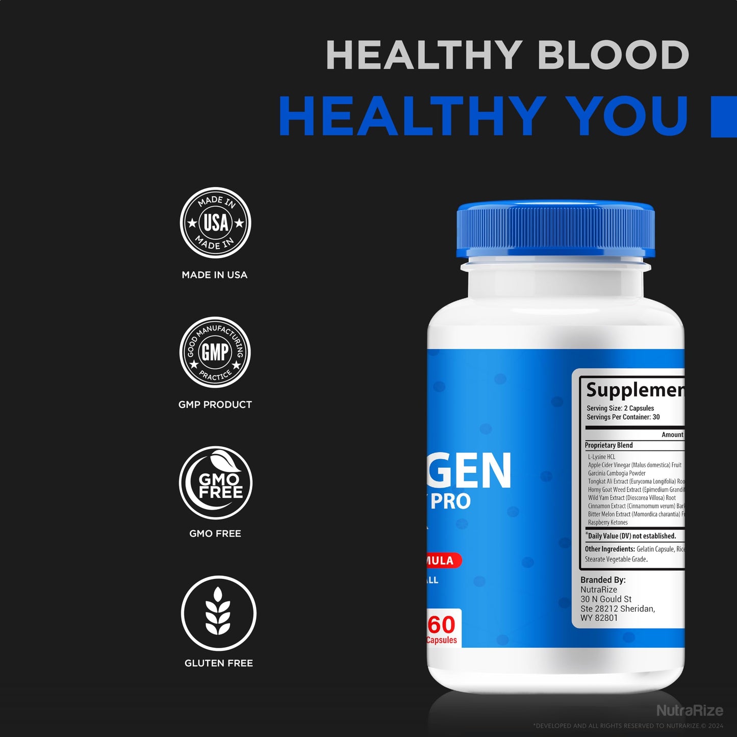 NutraRize Glycogen Fix Pro Capsules 180