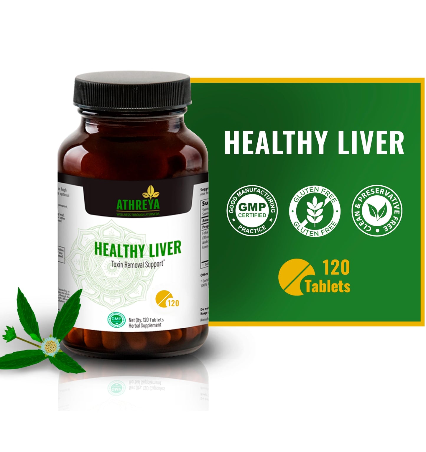 Athreya Healthy Liver 120 Capsules