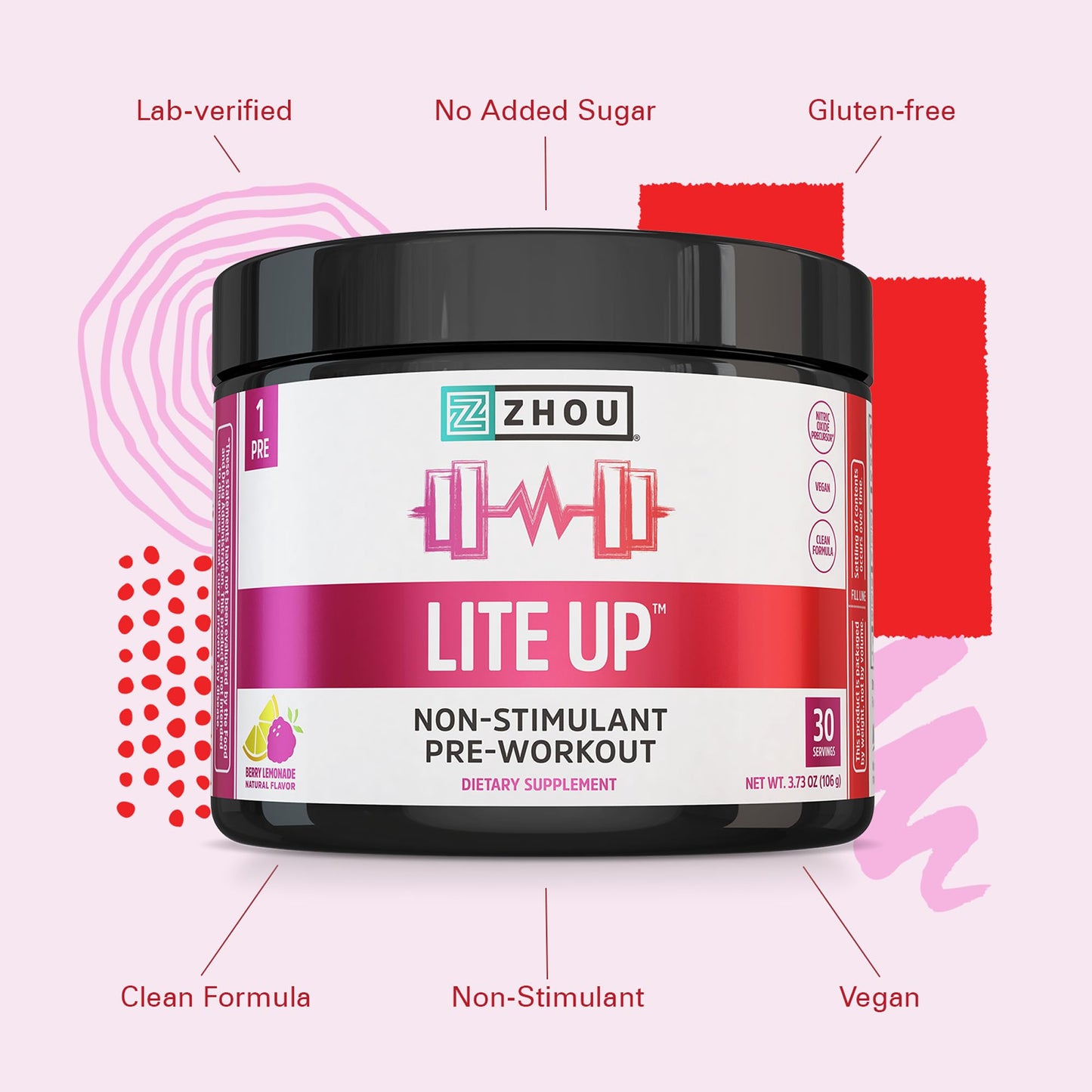 ZHOU Lite Up Powder 7.5 oz