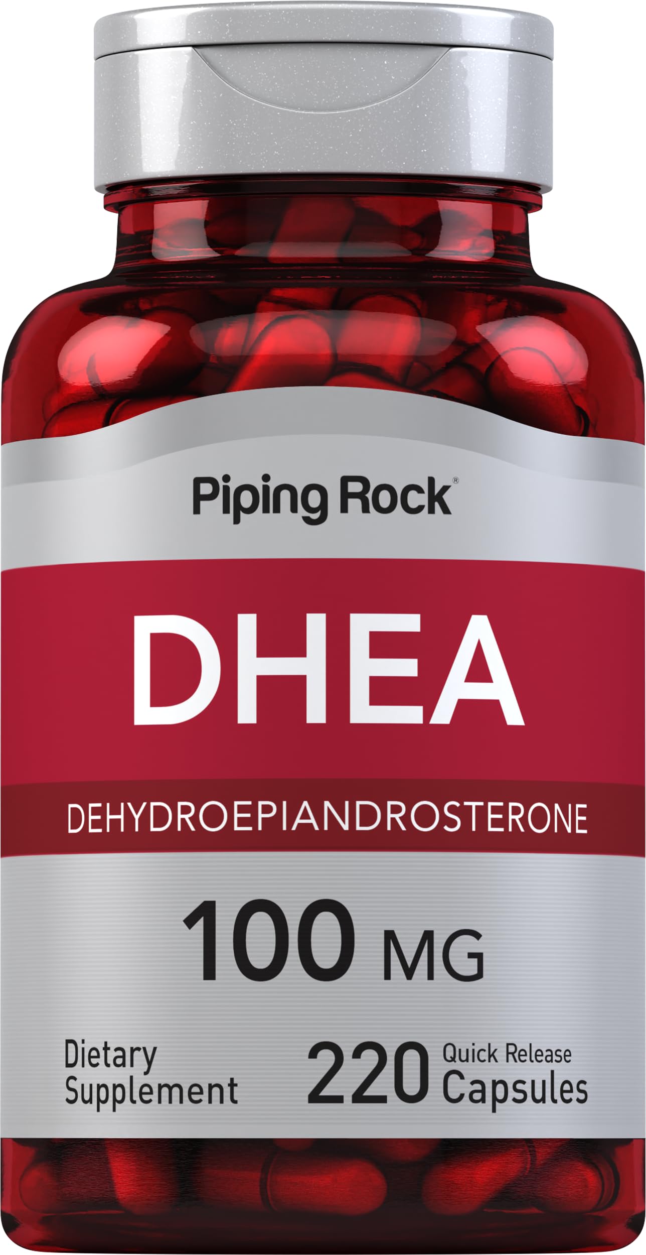 Piping Rock DHEA Supplement Capsules 220