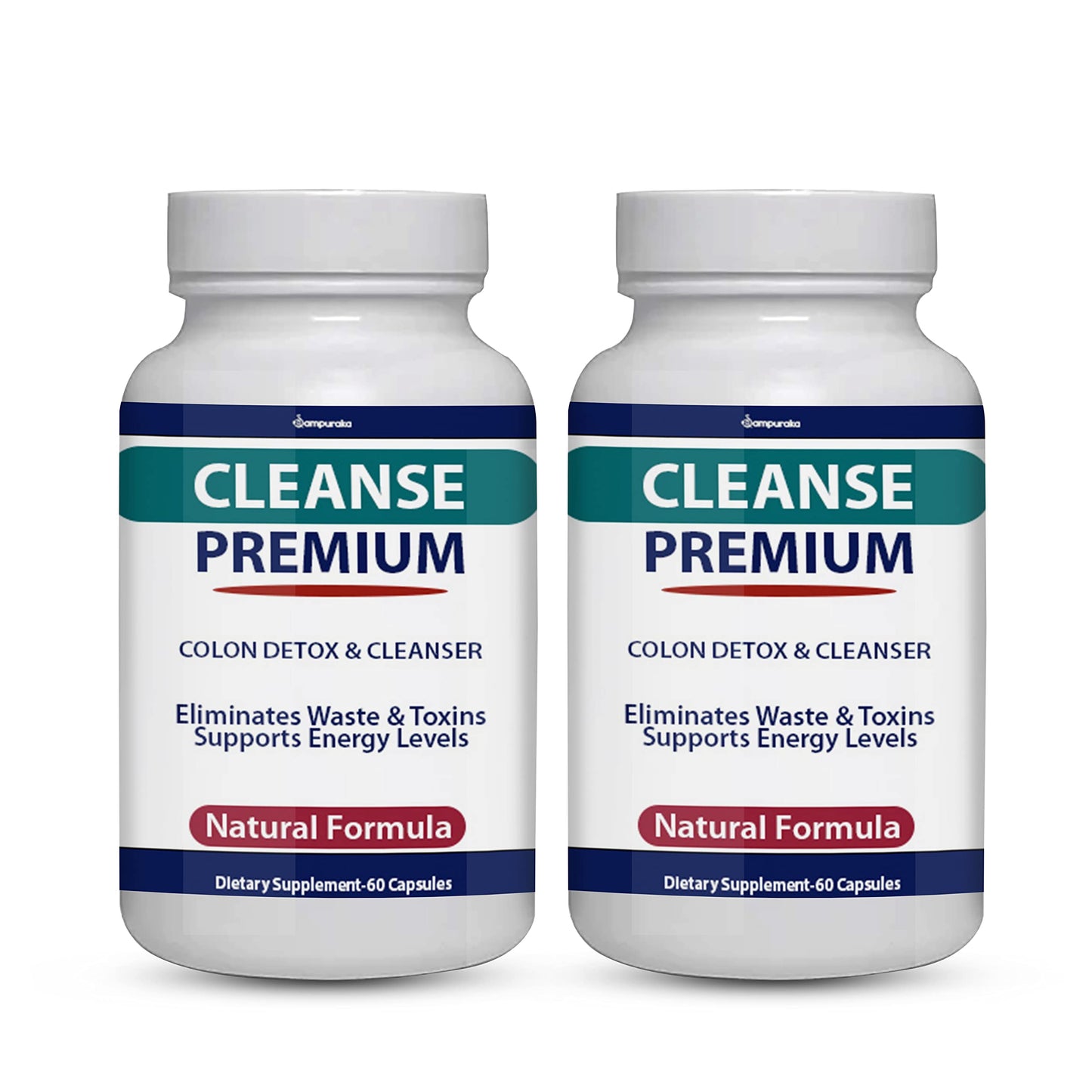 Sampuraka Cleanse Premium Advanced Formula Supplement 2 Pack Capsules