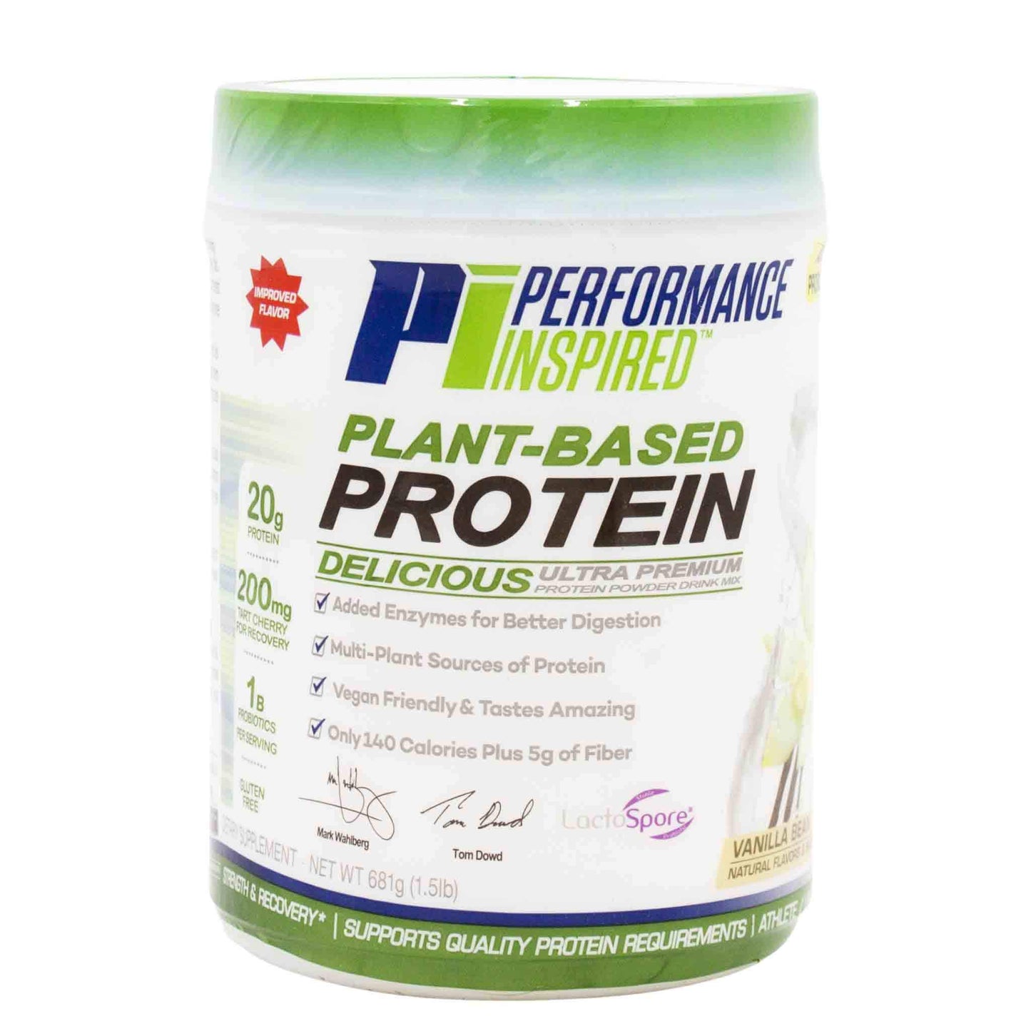 Performance Inspired Plant-Based Protein Powder Vanilla Bean 24 Servings