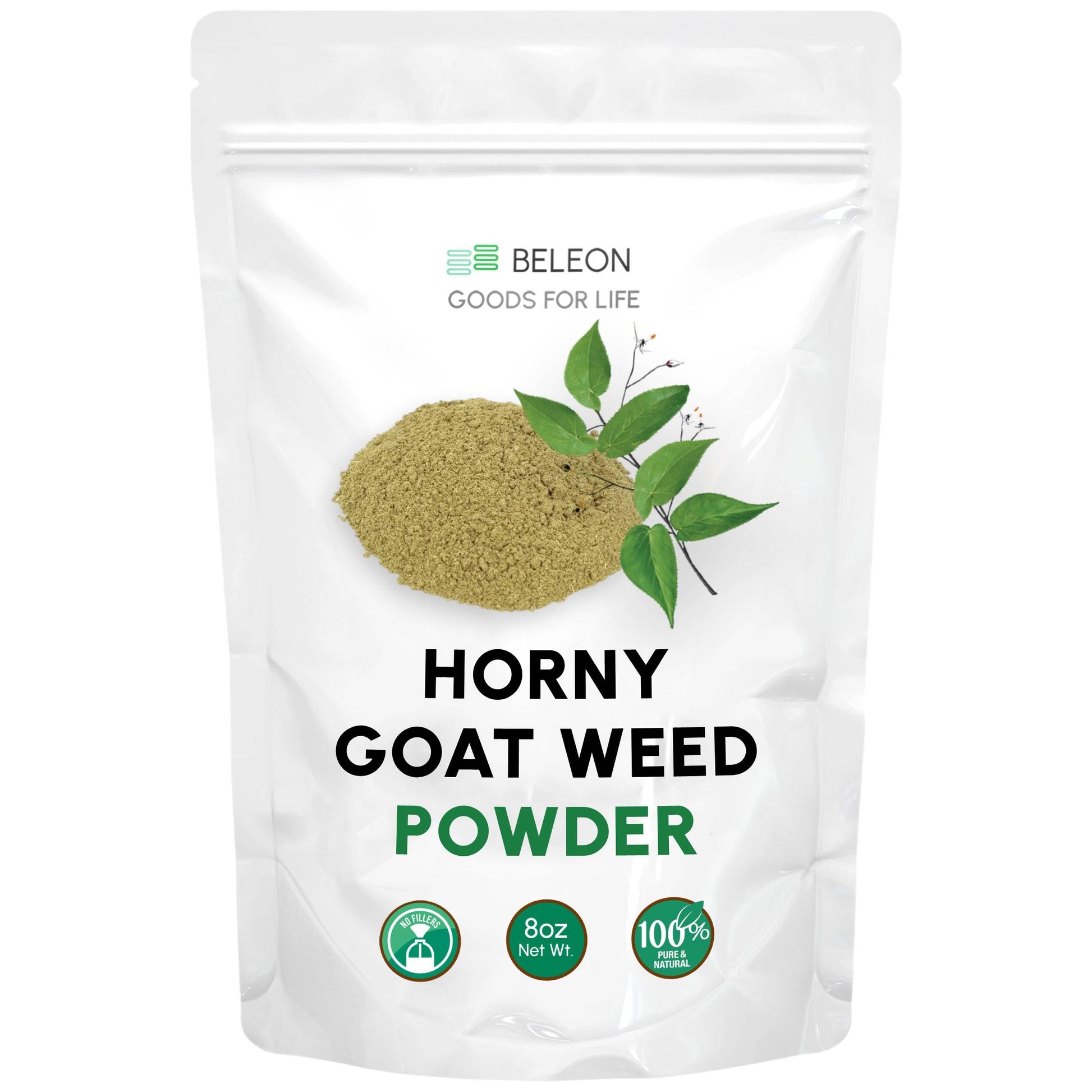 Beleon Goods For Life Horny Goat Weed Powder 8 oz