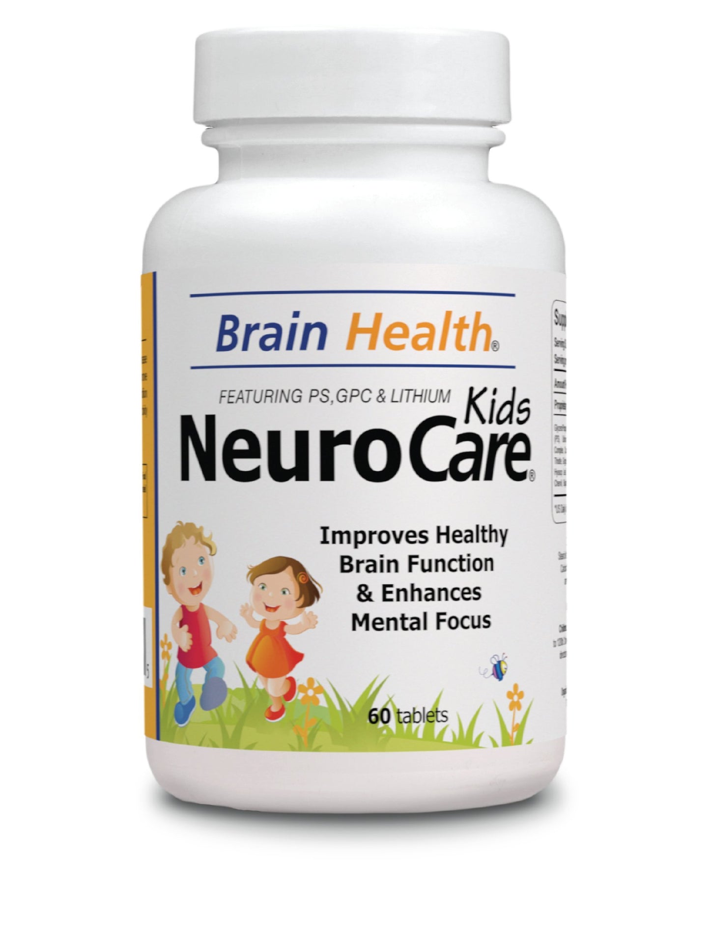 Organic Farms Vitamins Neuro Care Kids Brain Health 60 Tablets