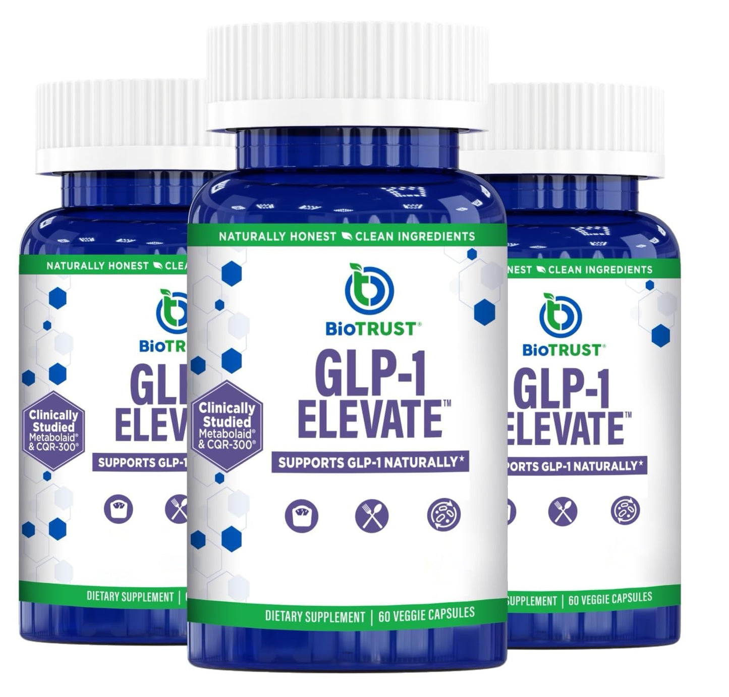 BioTrust GLP1 Elevate GLP-1 Booster Supplement Capsule 180 Capsules
