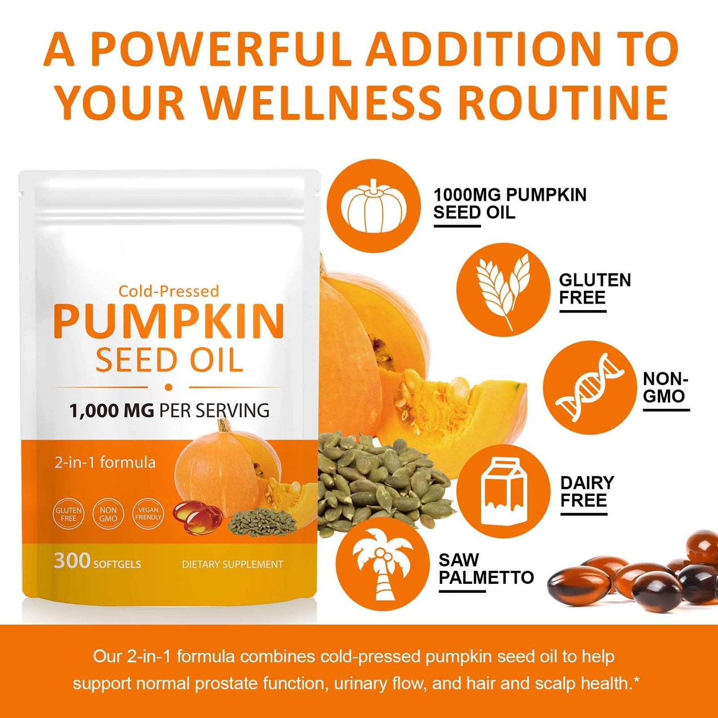 ReliCo Pumpkin Seed Oil Capsules 300