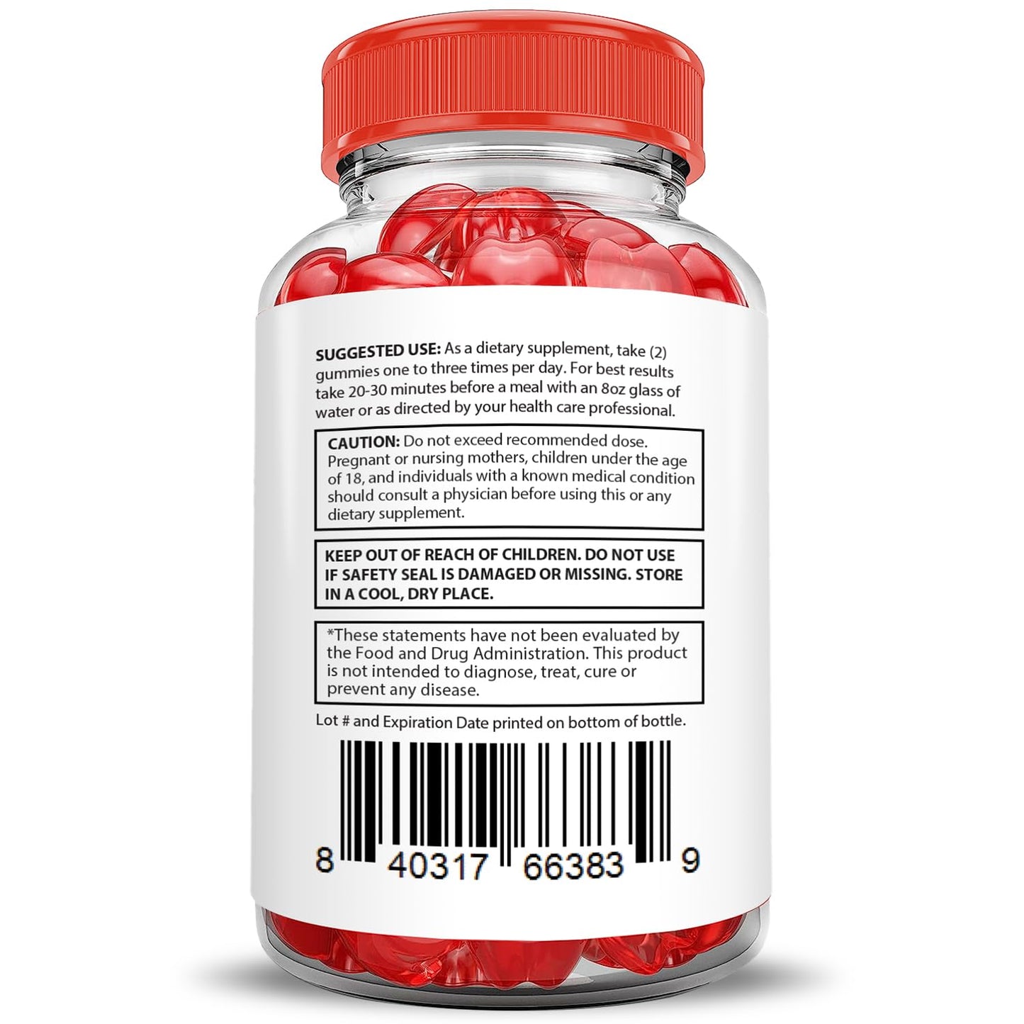Justified Laboratories Ignite Keto ACV Gummies 1000mg, Apple Cider Vinegar Formula, 600 Gummies