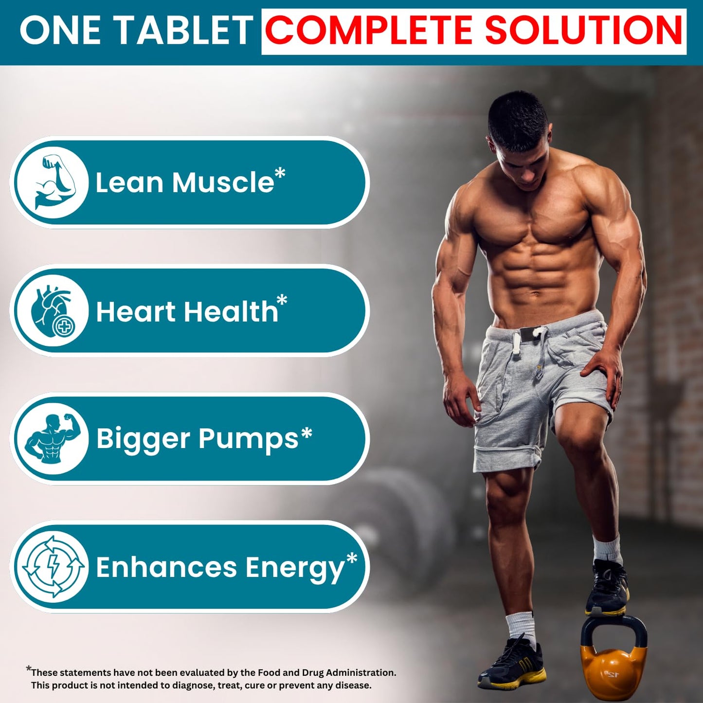 Salt Lake Supplements L Arginine 1000mg - Essential Amino Acid & Nitric Oxide Precursor Tablets, 120 Tablets