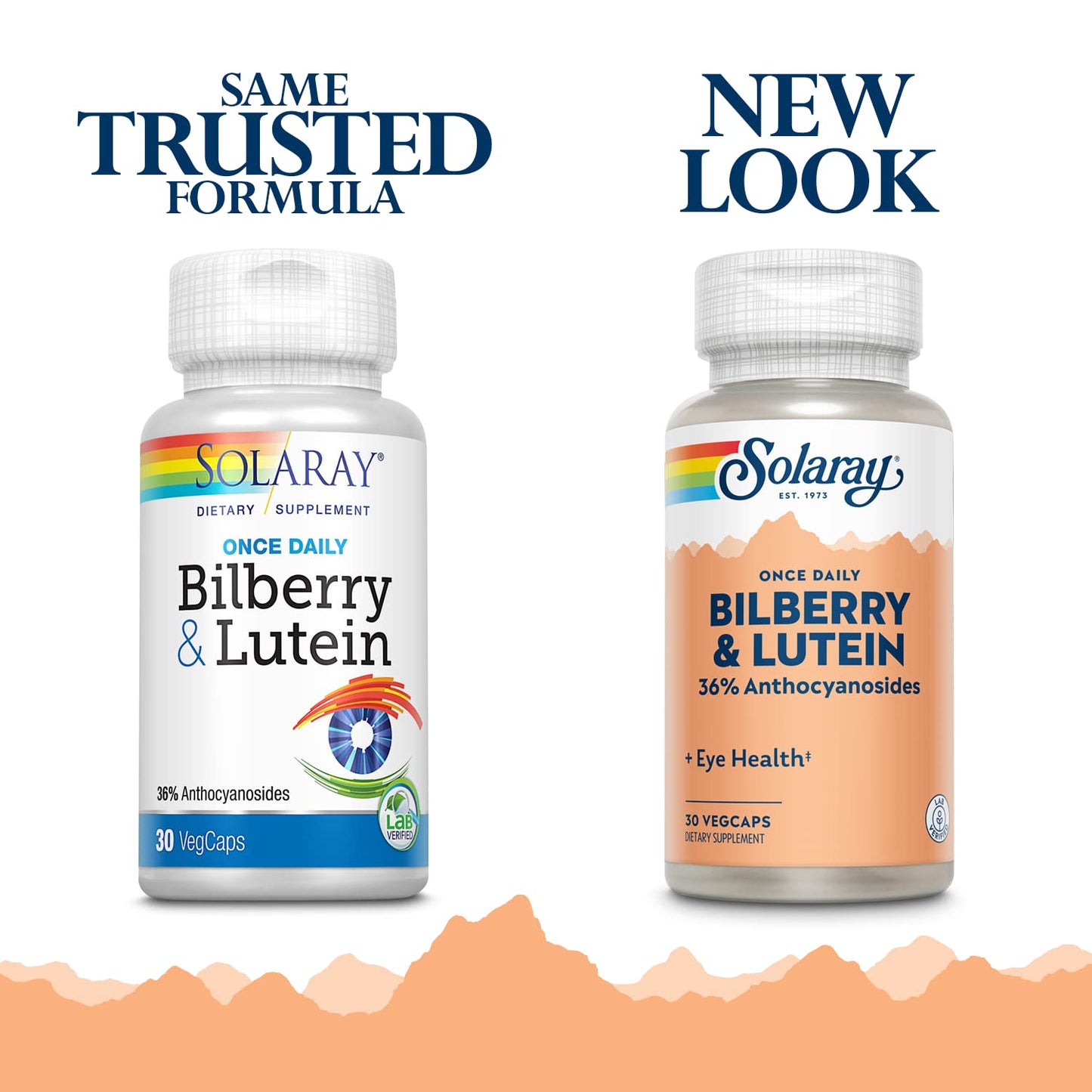 SOLARAY Bilberry & Lutein 160 mg Capsule, 30 Count