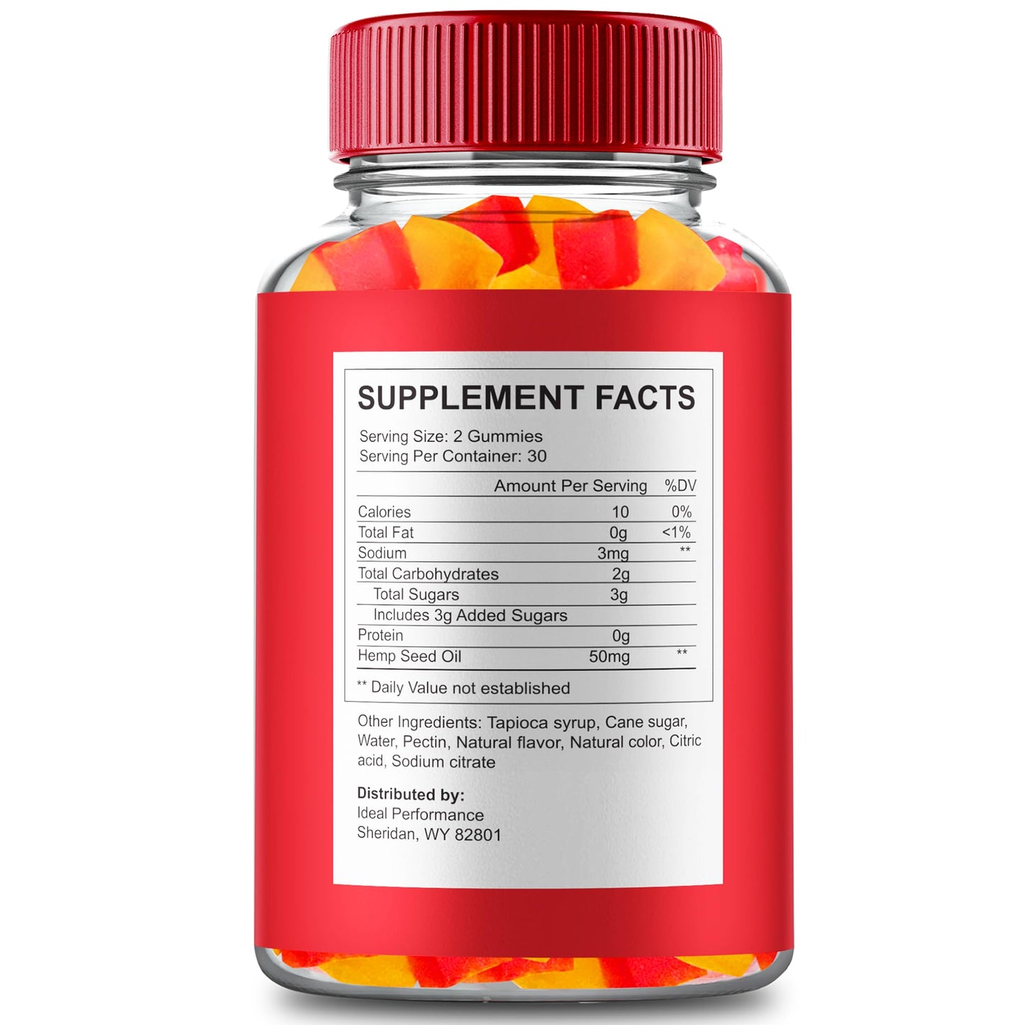 IDEAL PERFORMANCE Organna Full Spectrum Gummies for Men (Gummy), 60 Count