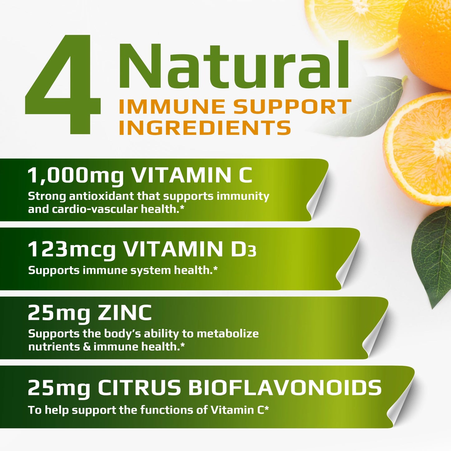 Muscle Food Labs C D Z Vitamin C 1000mg, Vitamin D3 125mcg, Zinc 25mg, Non-GMO & Gluten Free, 120 Vegetarian Capsules