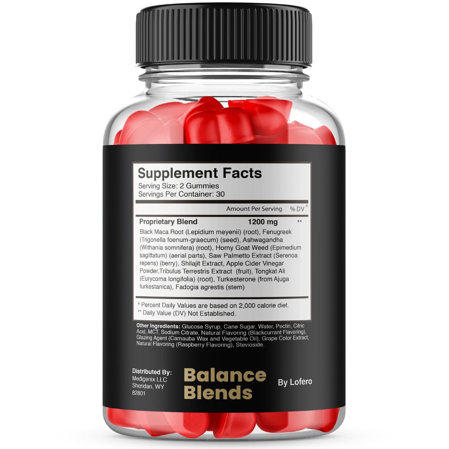 Lofero Balance Blends Premium Wellness Formula Gummies, 180 Gummies