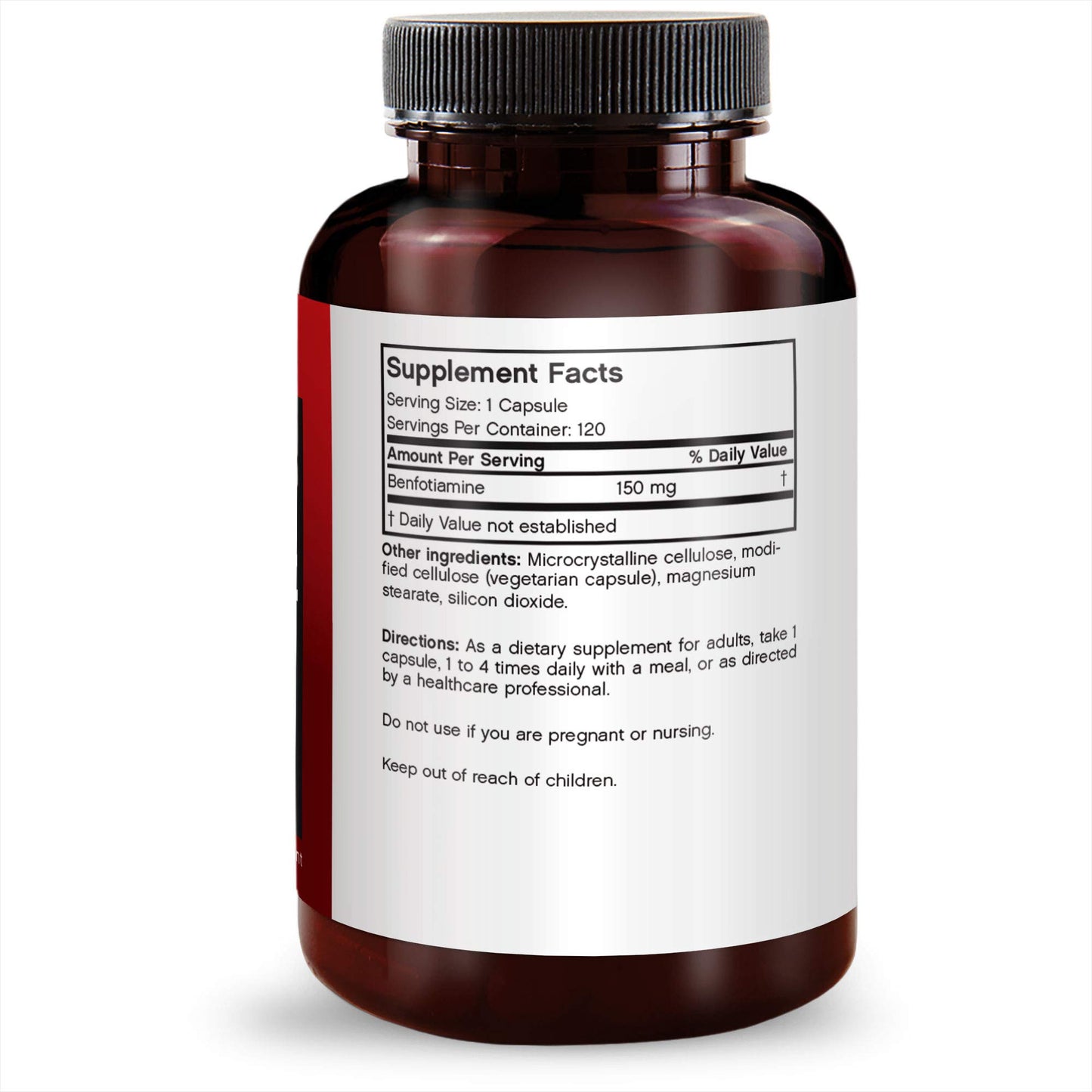 Futurebiotics Benfotiamine 150 mg Vegetarian Capsules, 120 Count