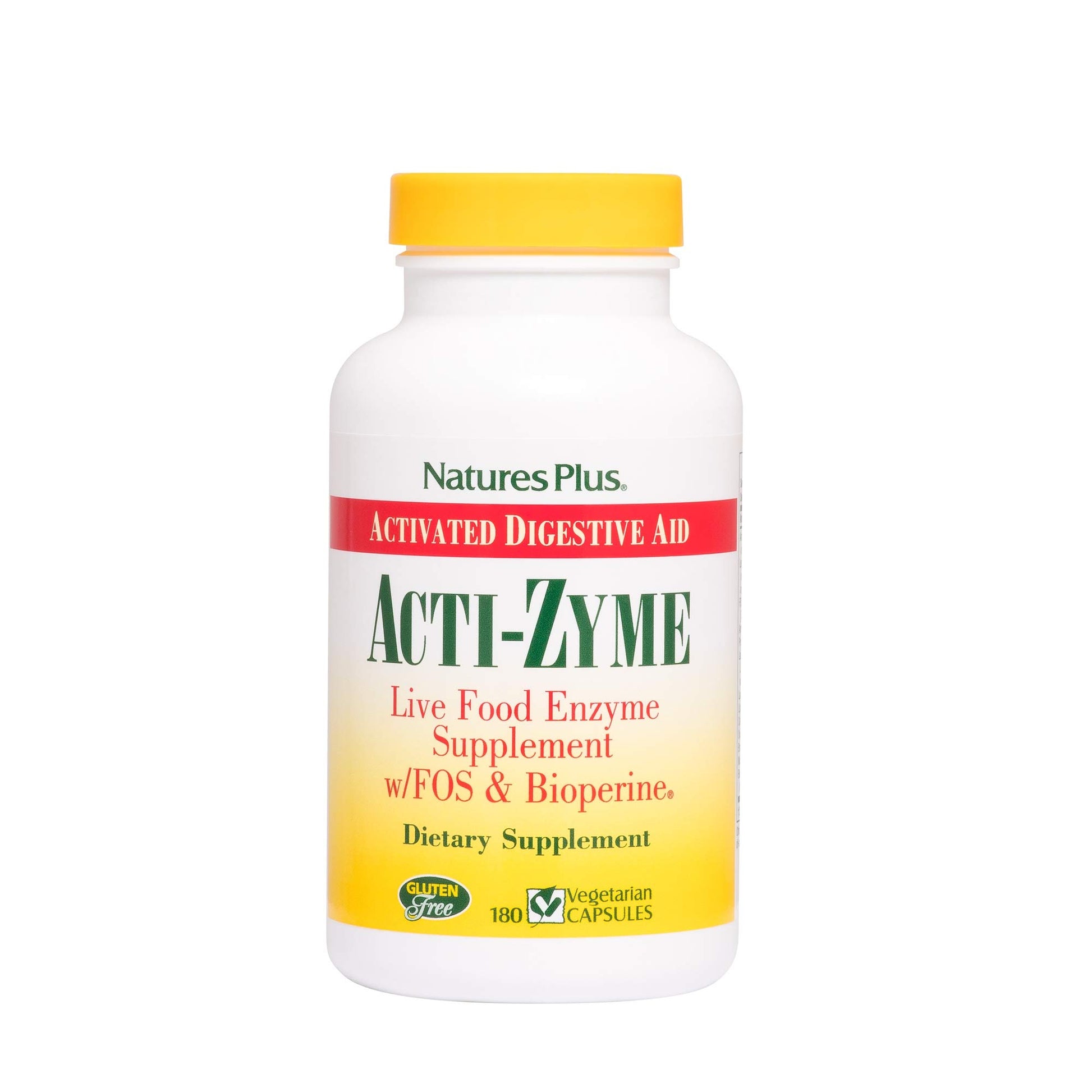 NaturesPlus Acti-Zyme Capsule, 180 Capsules