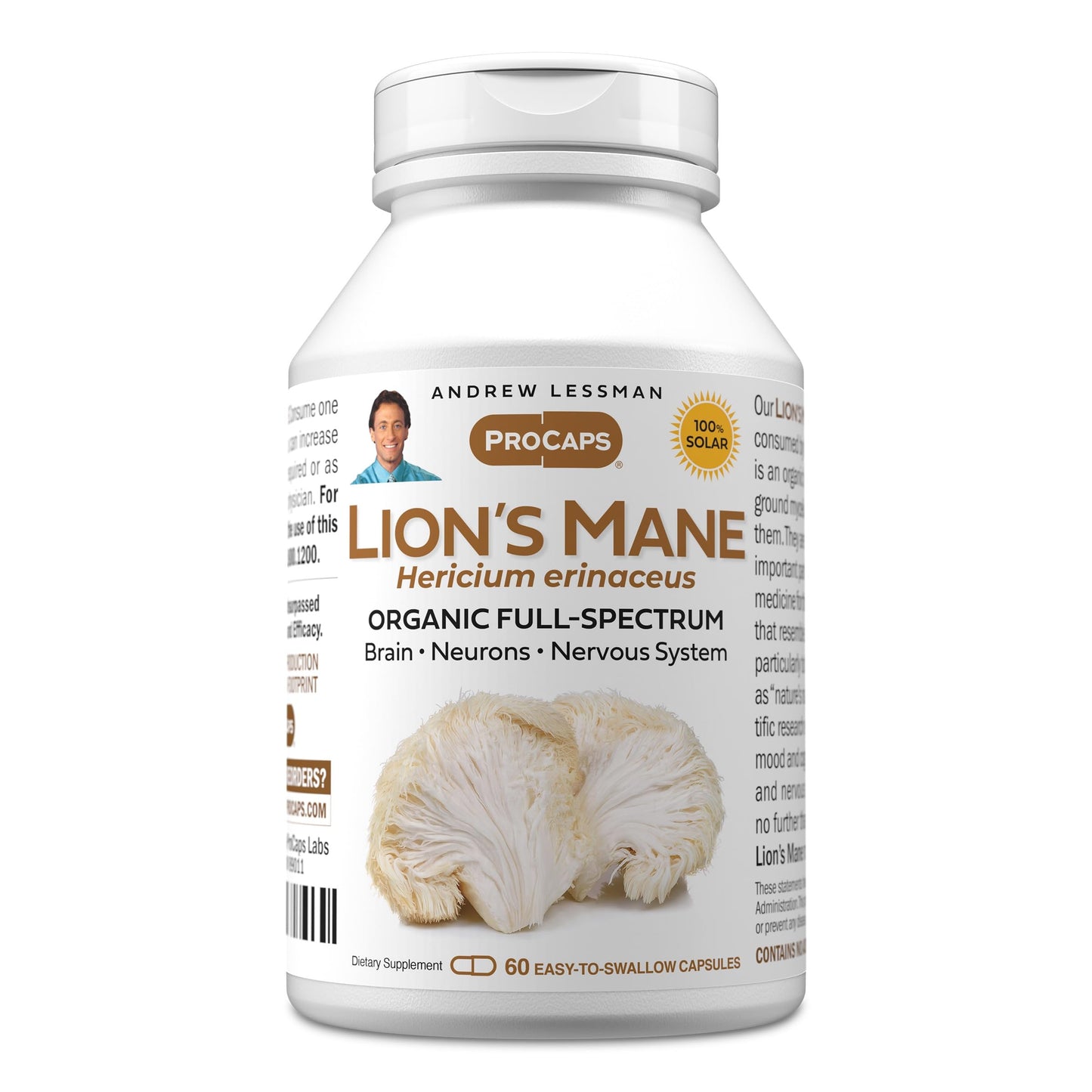 ANDREW LESSMAN Lion’s Mane 60 Capsules