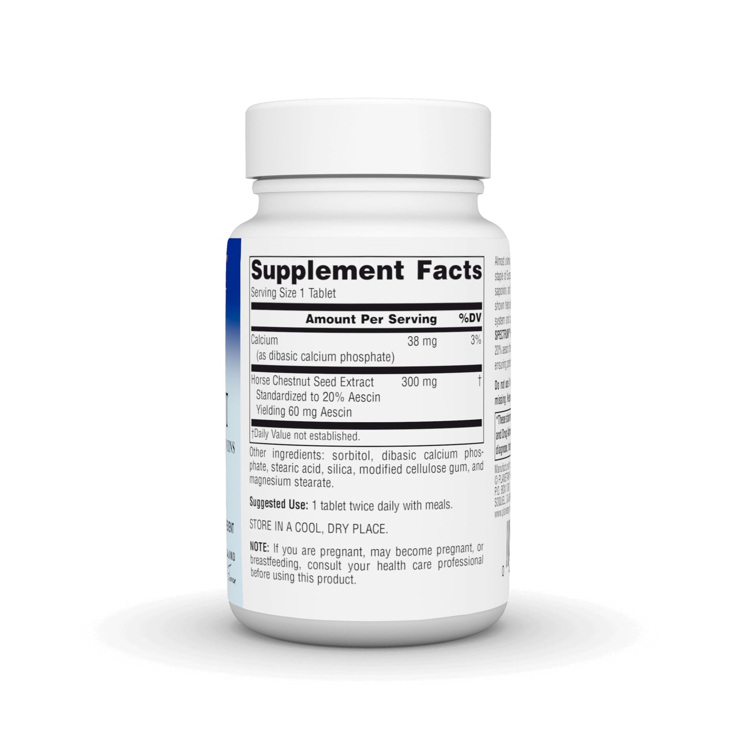 Planetary Herbals Full Spectrum Horse Chestnut 500 mg Tablet, 60 Tablets