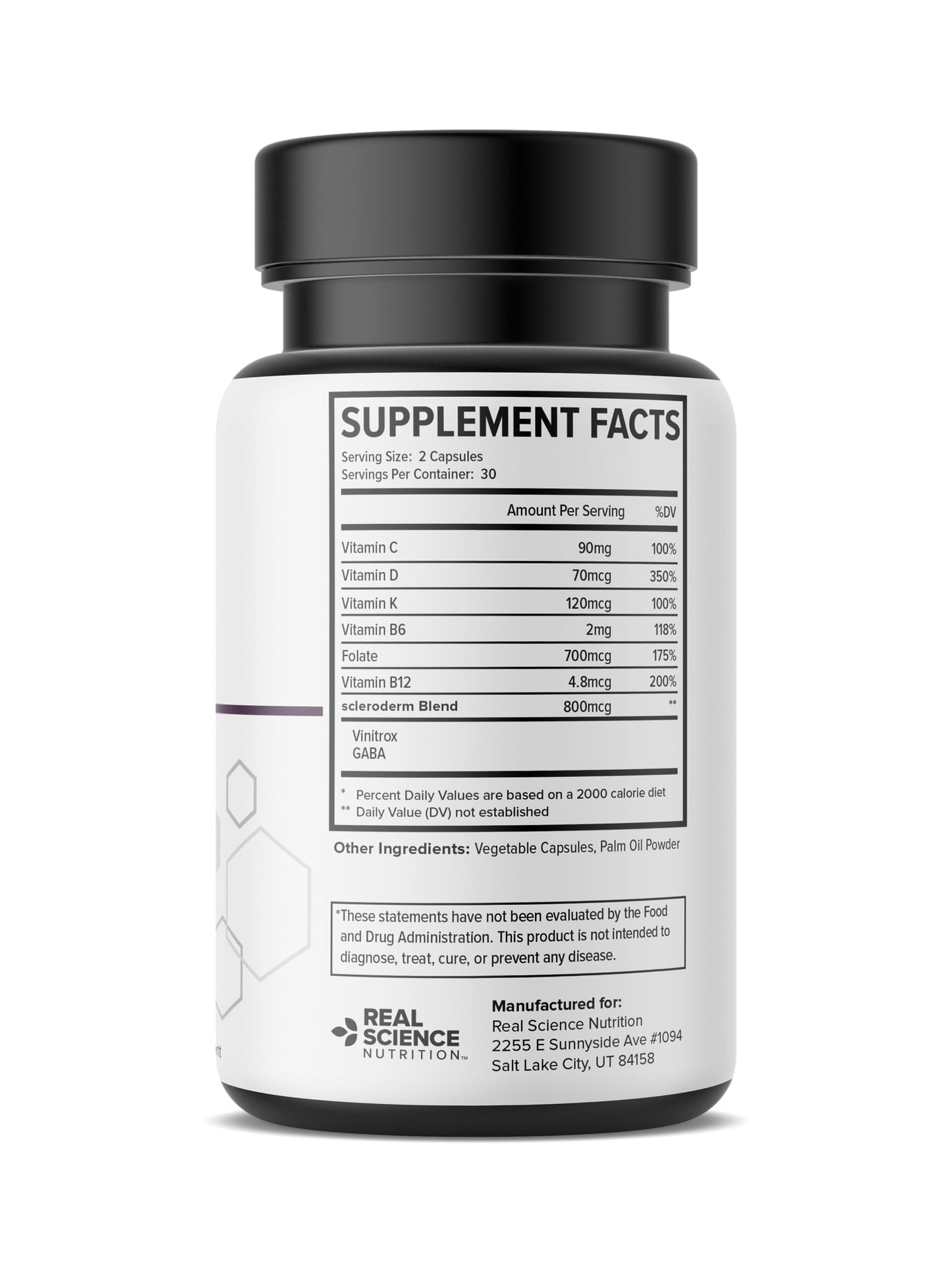 Real Science Nutrition ScleroEase Capsule 60 Count