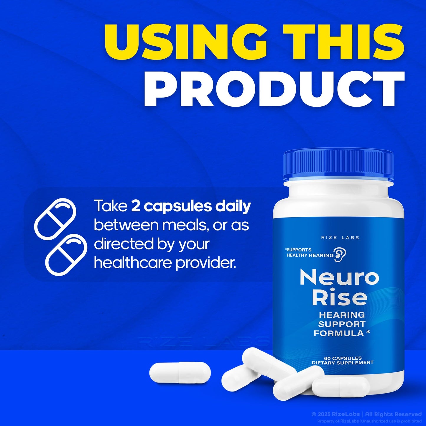 rize labs Neuro Rise Capsules 180 Capsules