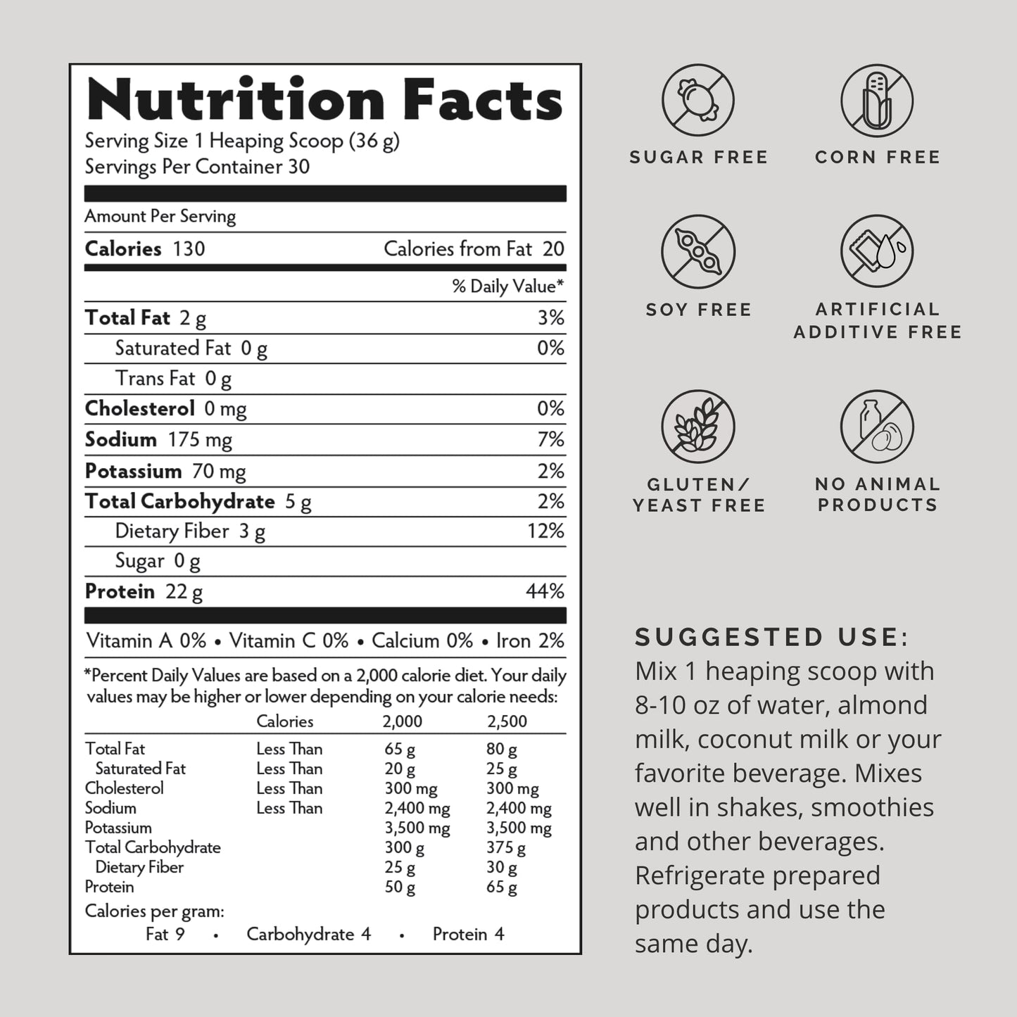 BRAINMD Dr Amen Omni Protein Chocolate Protein Powder, 30 Servings