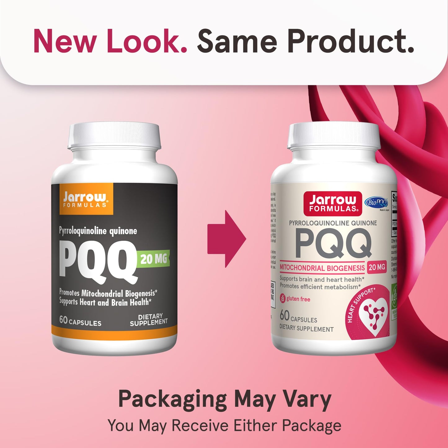 Jarrow Formulas PQQ 20 mg Capsule, 60 Veggie Capsules