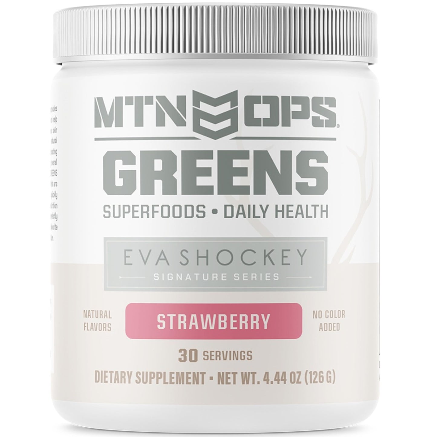 MTN OPS Daily Greens Superfood Powder Strawberry, 30 Servings