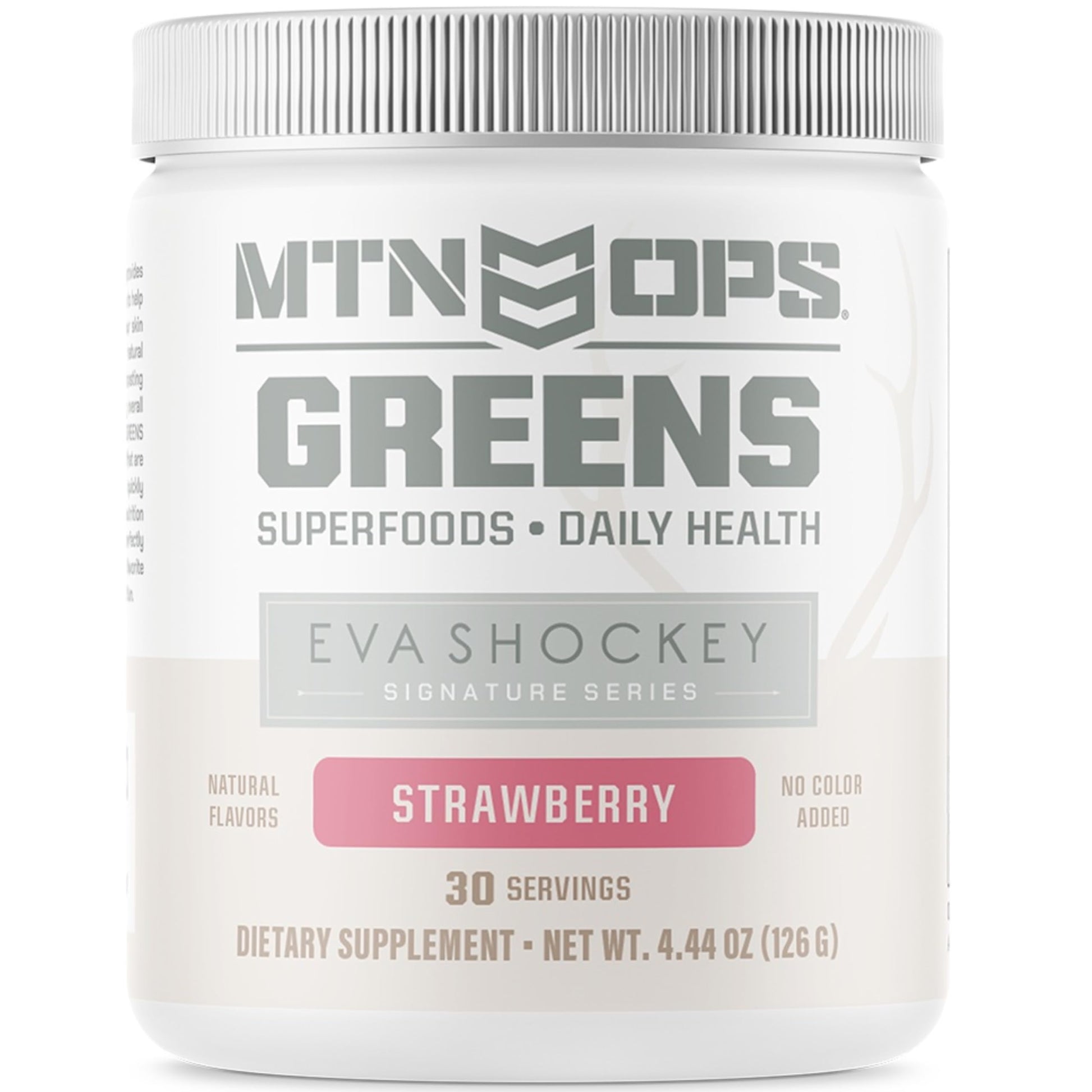 MTN OPS Daily Greens Superfood Powder Strawberry, 30 Servings