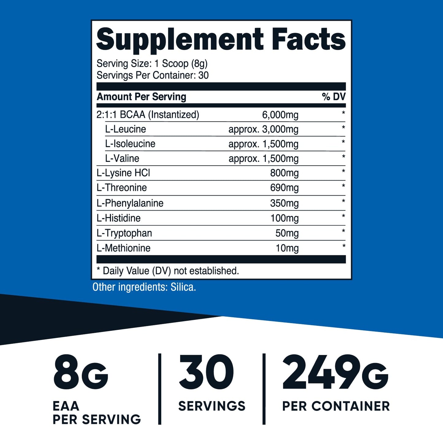 Nutricost EAA Powder 30 Servings, 8.8 oz