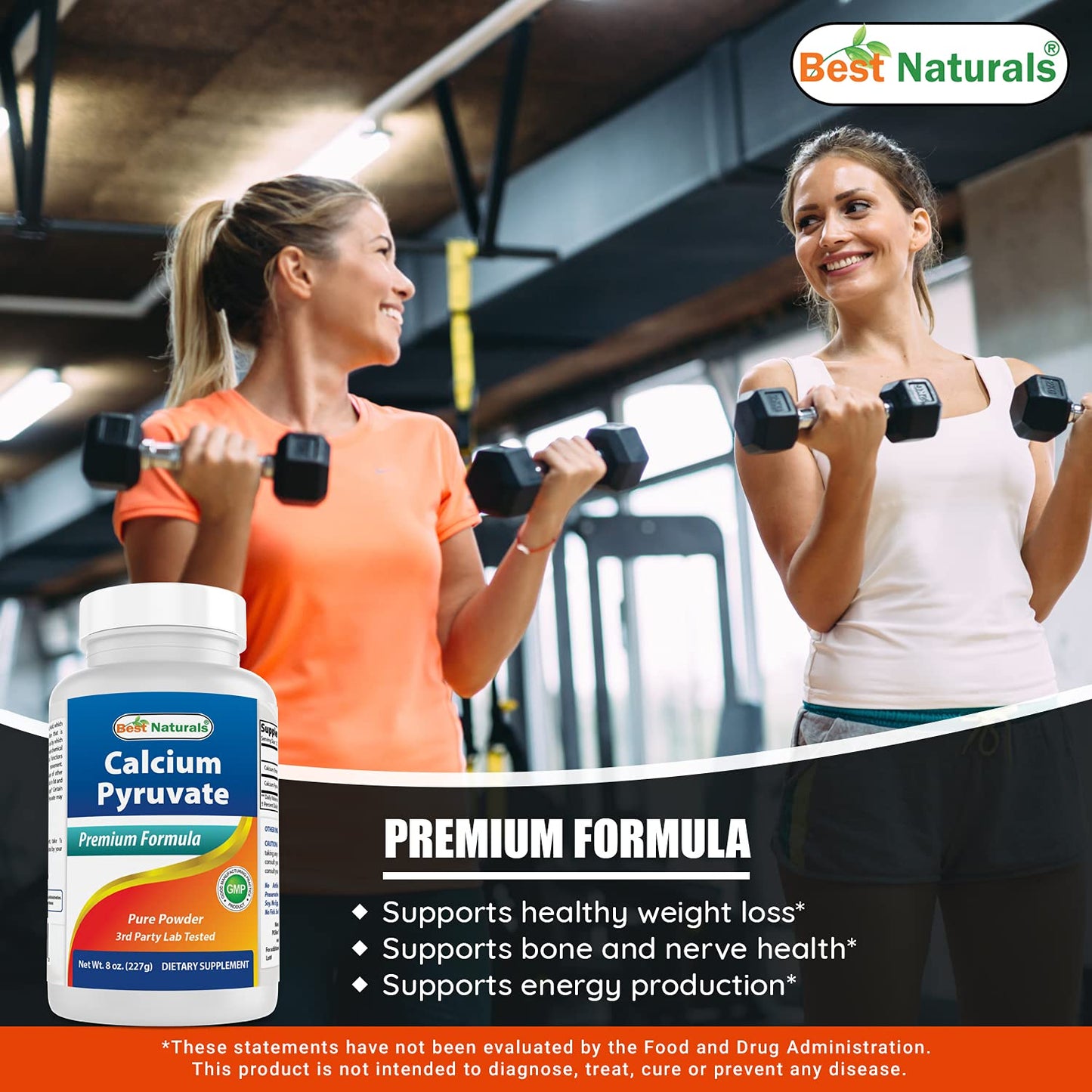 Best Naturals Calcium Pyruvate Powder 24 oz