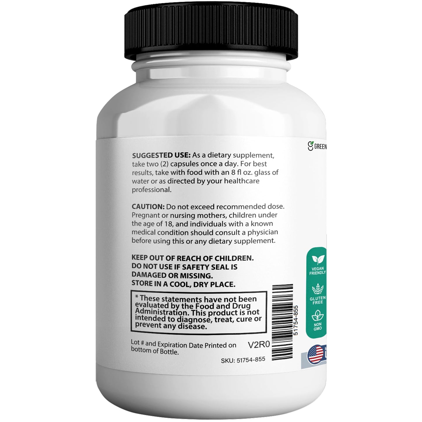 GREENVIFY Nerve Clear Max Extra Strength, Essential Vitamins & Minerals, Nerve Health Support, 60 Capsules